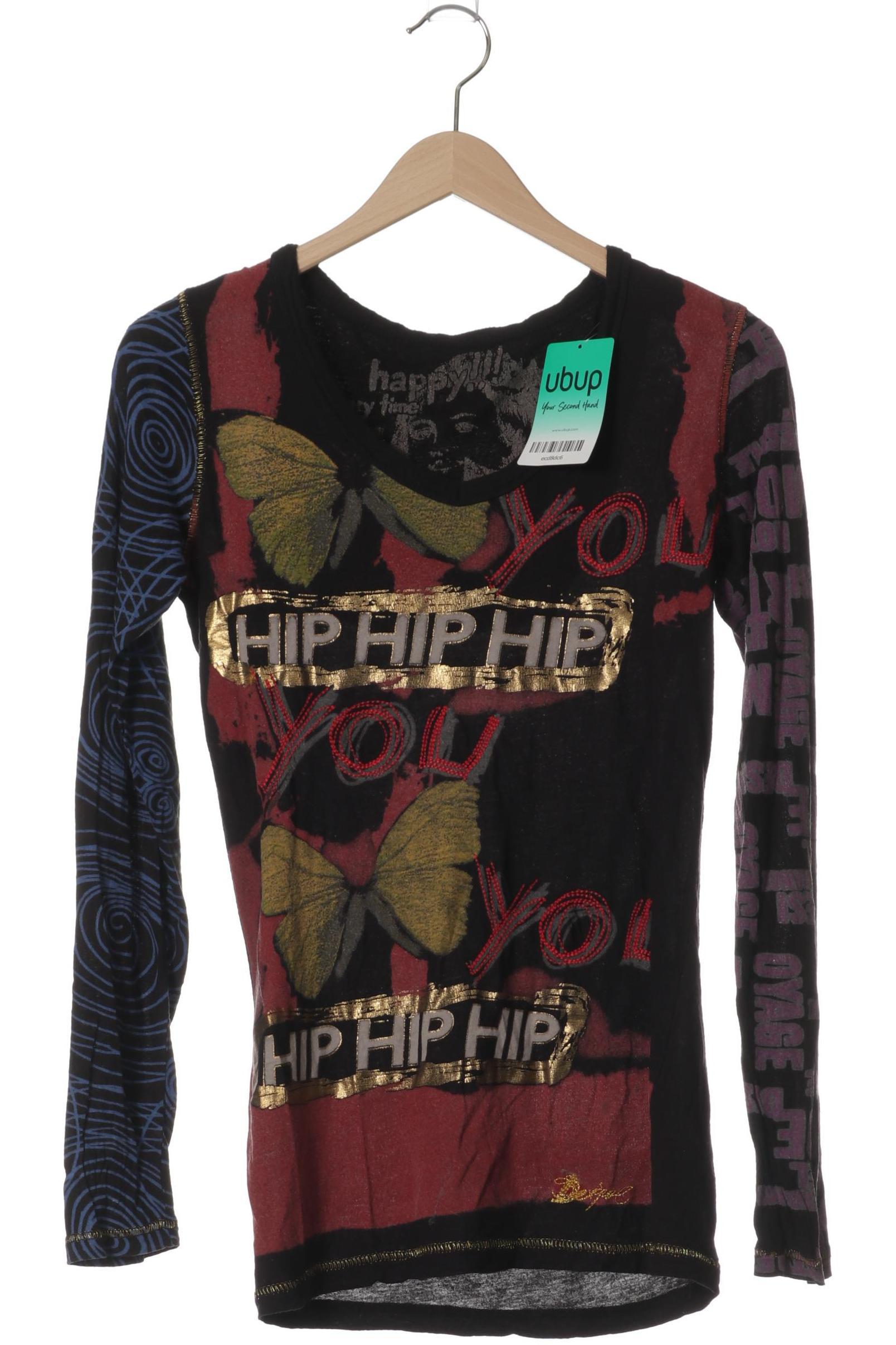 

Desigual Damen Langarmshirt, schwarz, Gr. 38