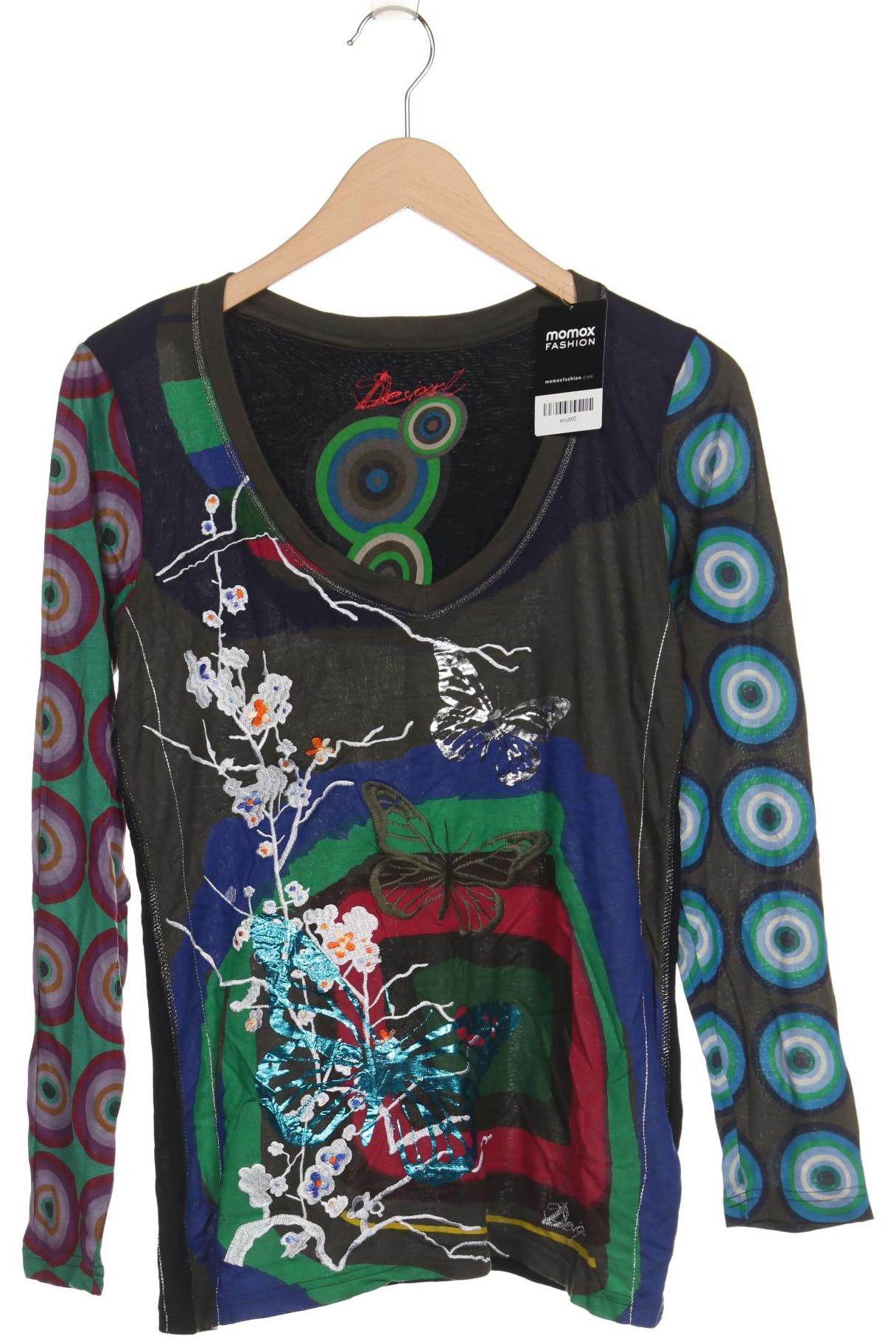 

Desigual Damen Langarmshirt, mehrfarbig, Gr. 42