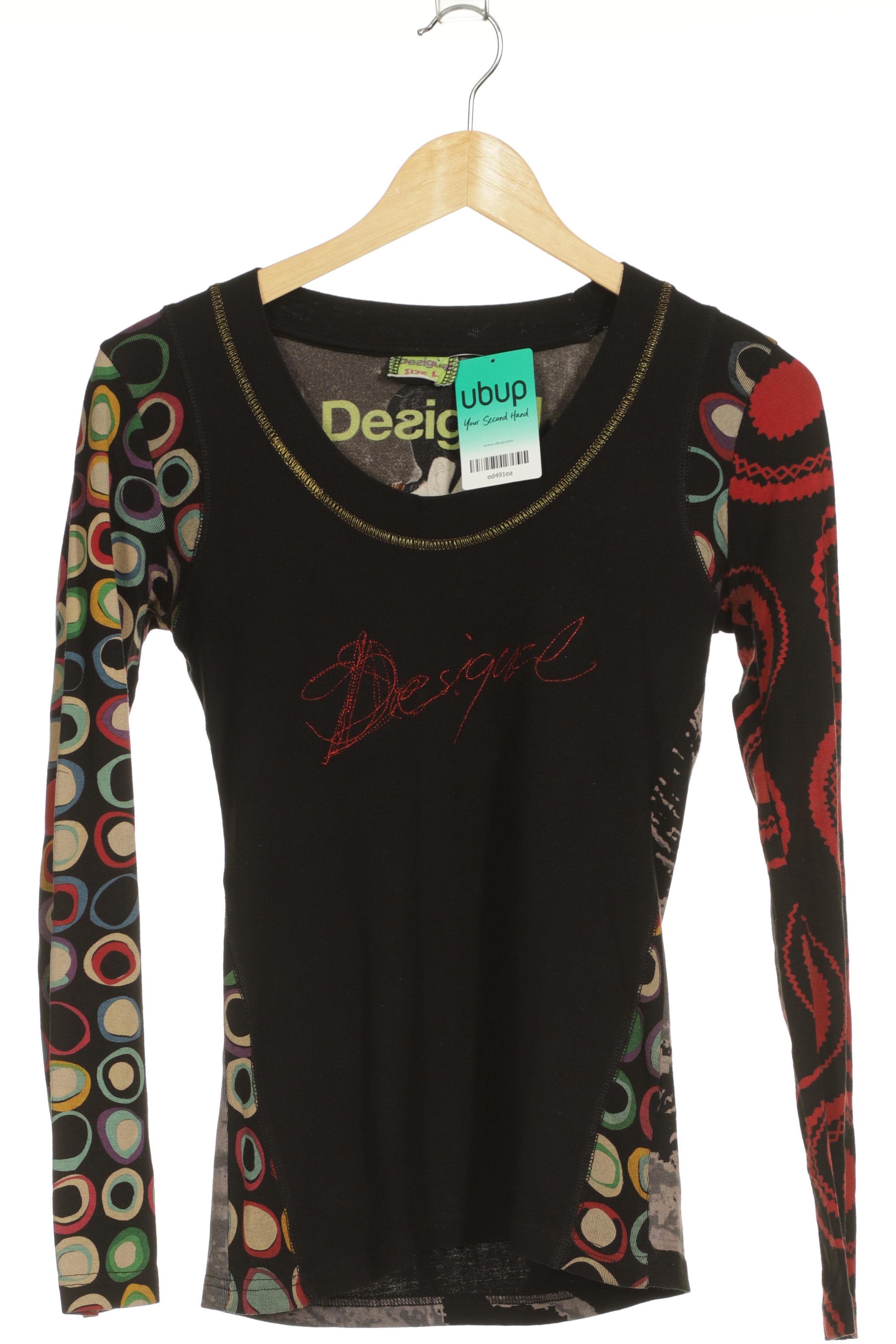 

Desigual Damen Langarmshirt, schwarz, Gr.