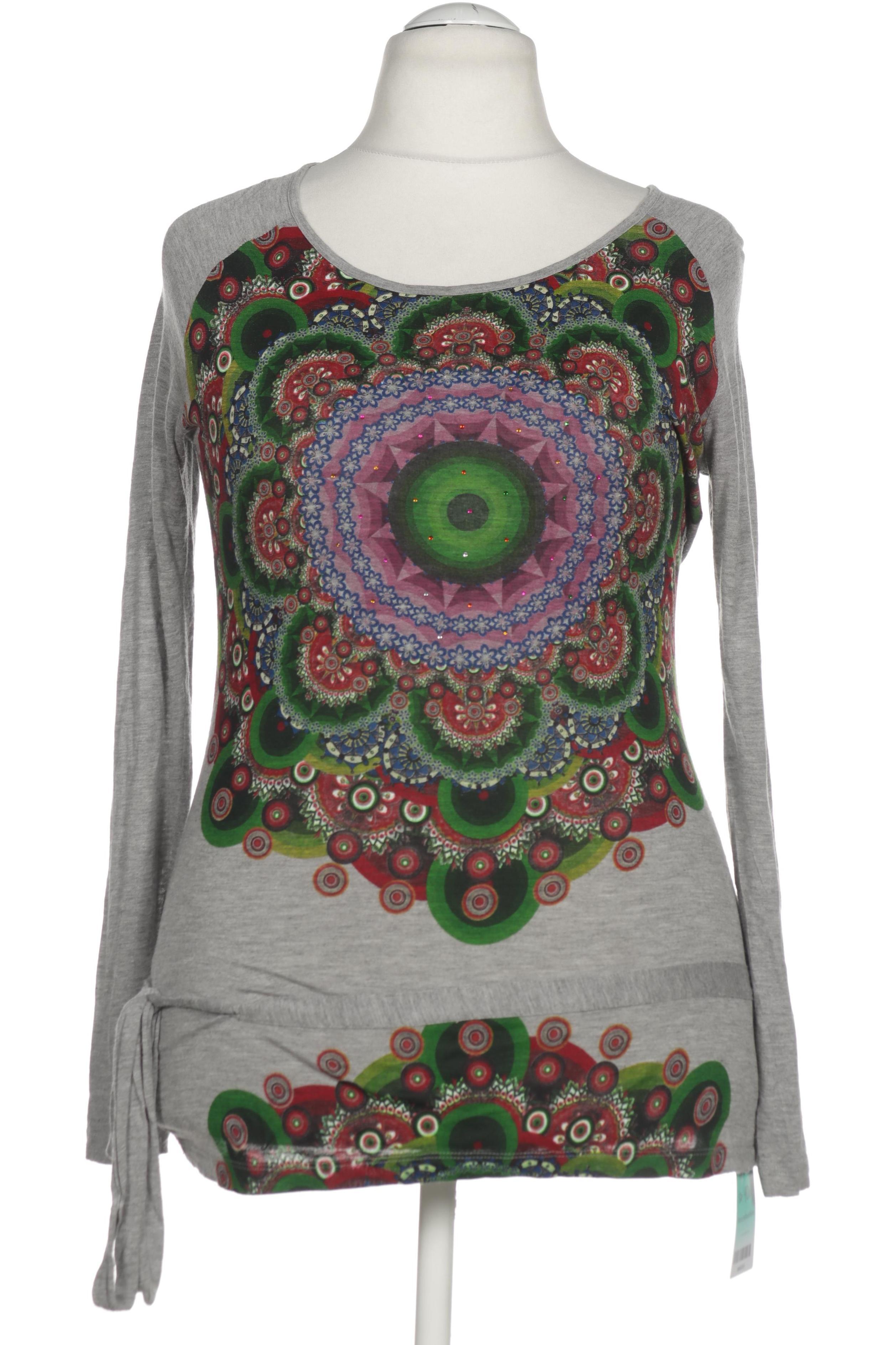 

Desigual Damen Langarmshirt, grau, Gr.