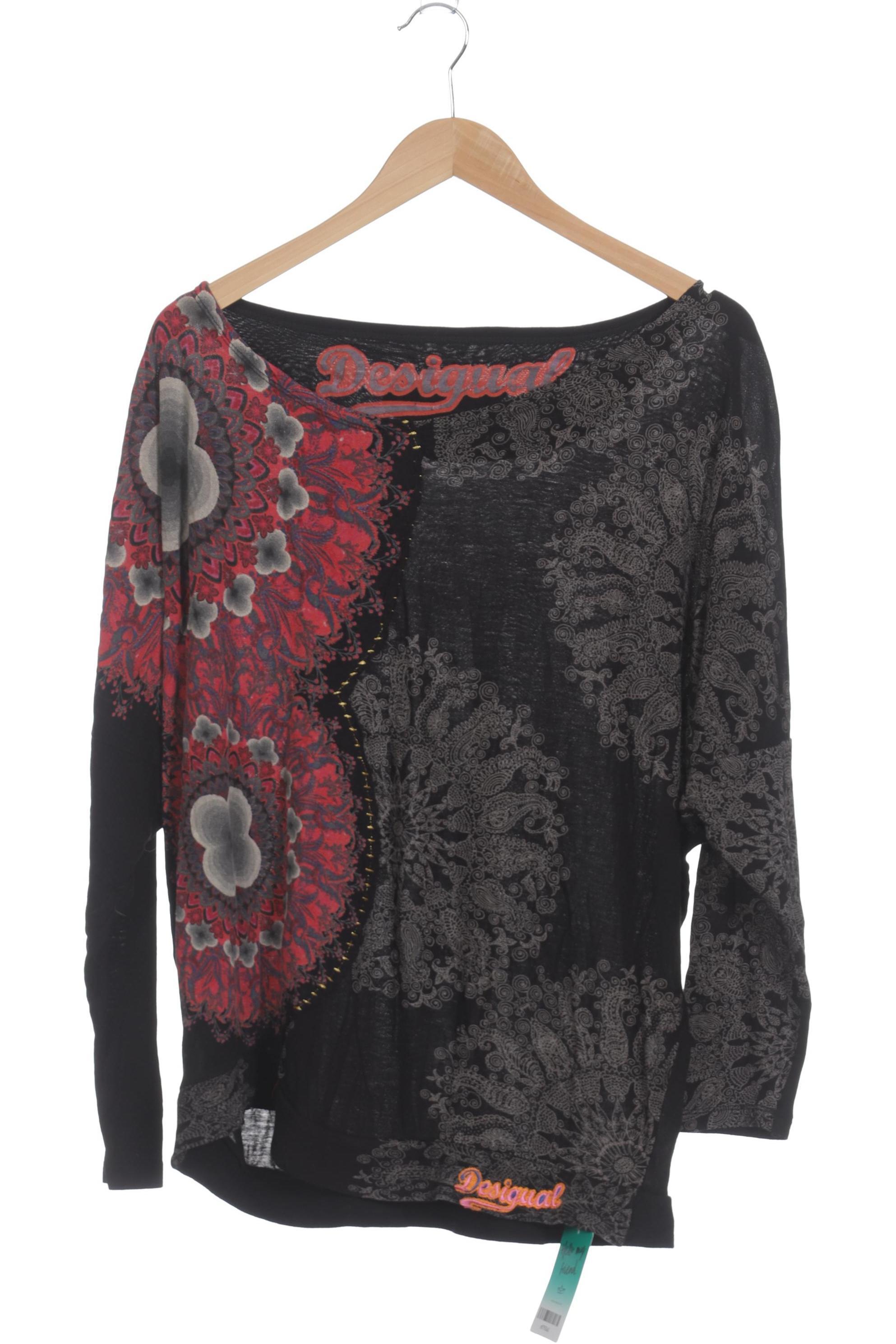 

Desigual Damen Langarmshirt, schwarz, Gr.
