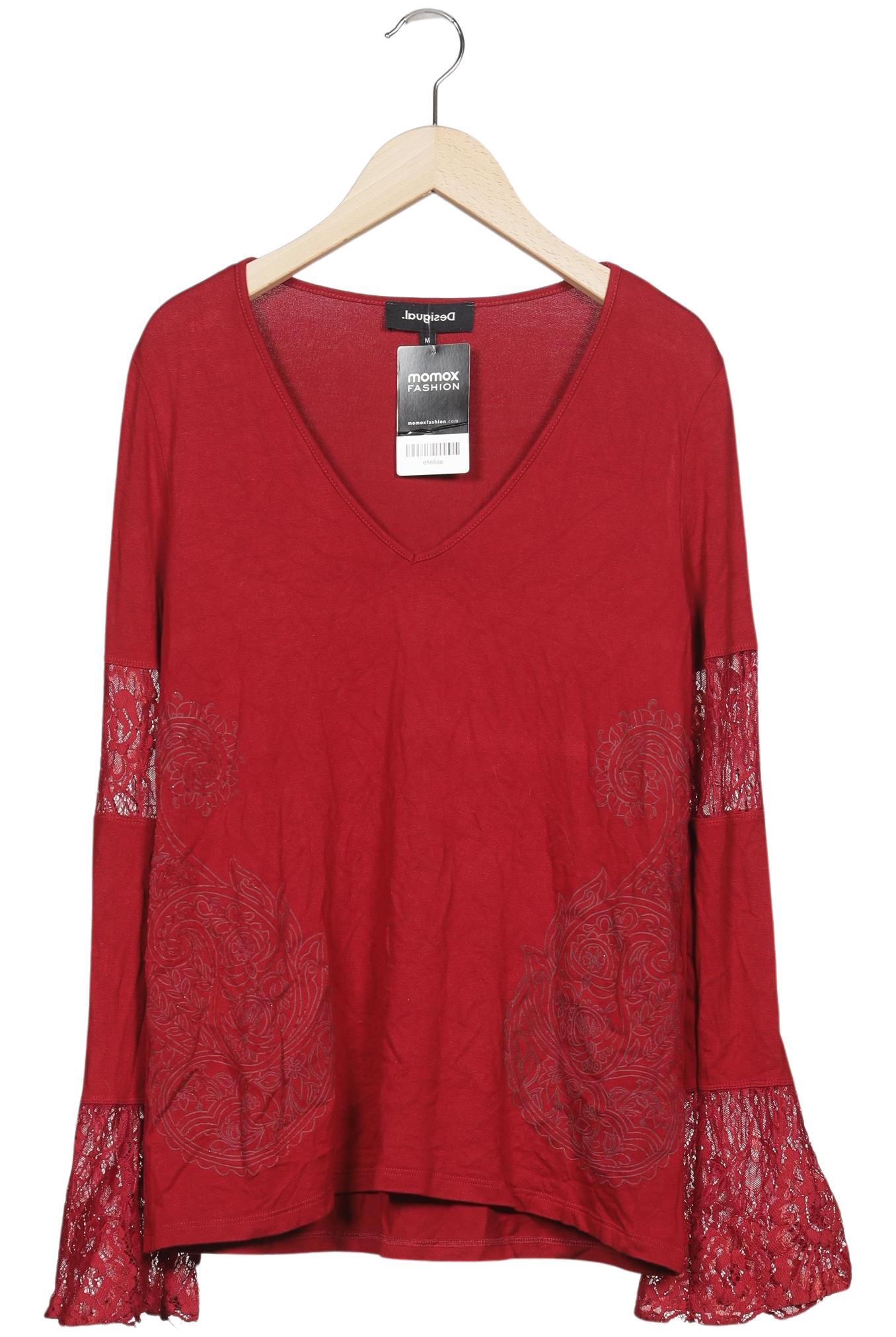 

Desigual Damen Langarmshirt, rot, Gr. 38