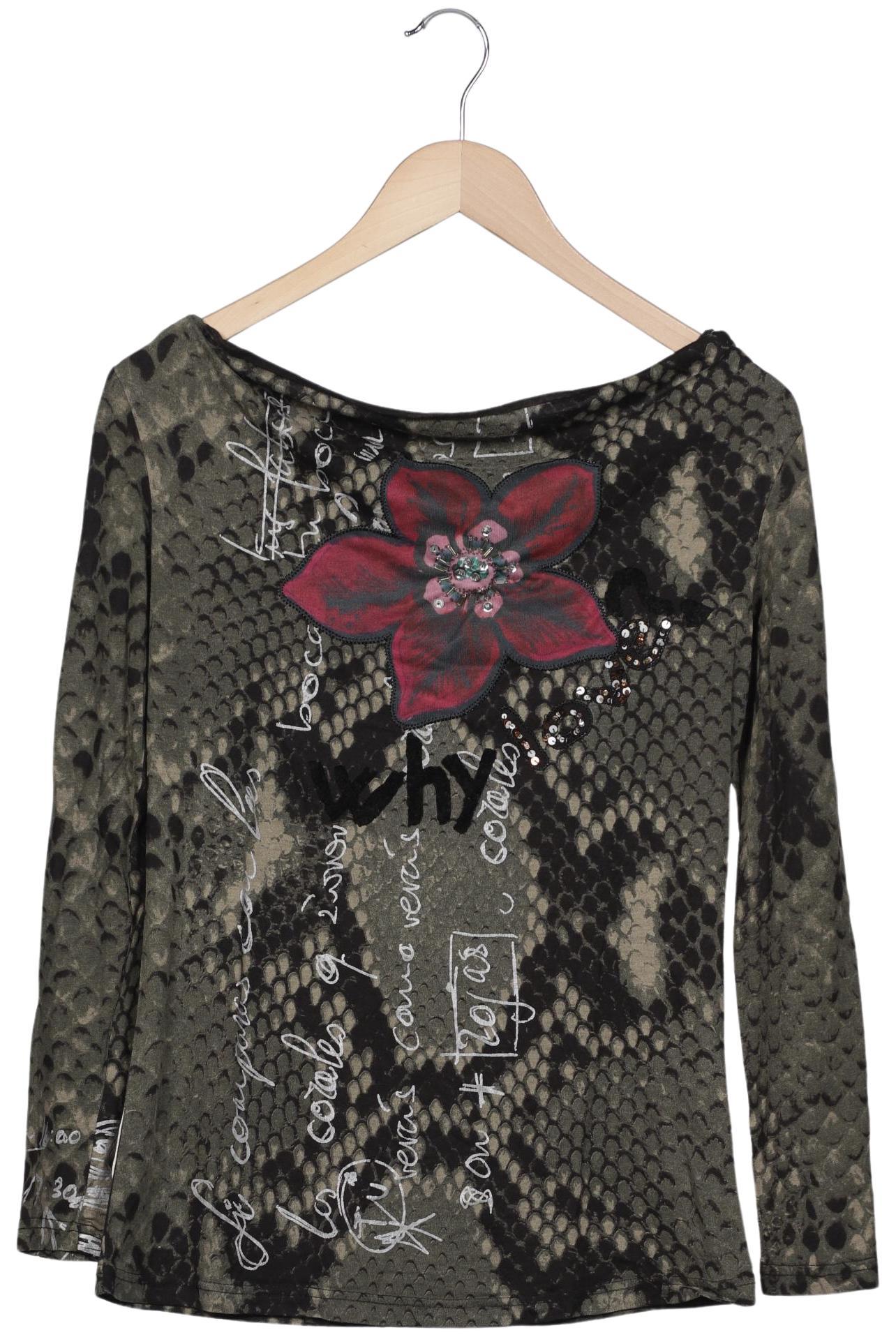 

Desigual Damen Langarmshirt, grün, Gr. 38