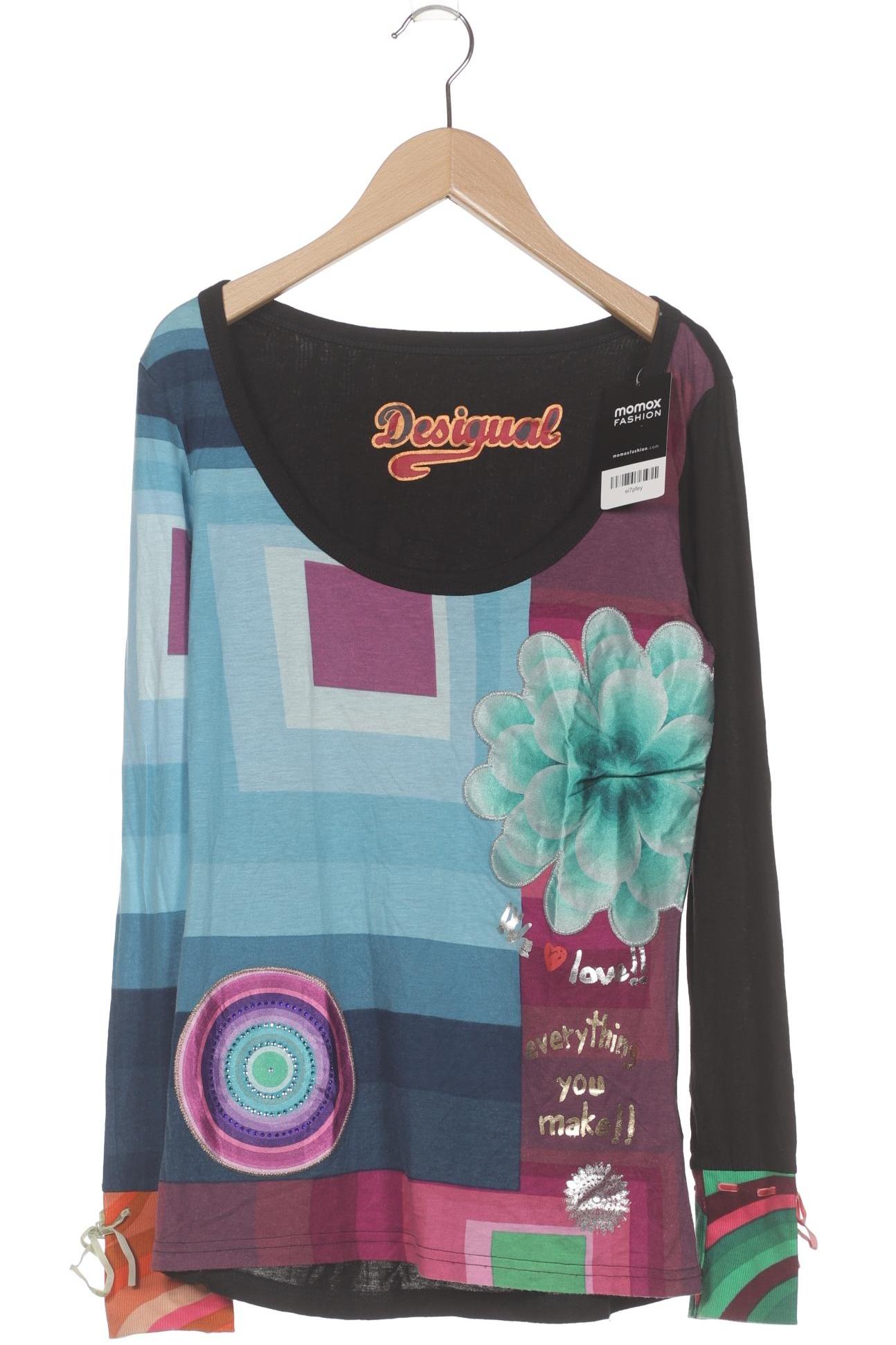 

Desigual Damen Langarmshirt, mehrfarbig, Gr. 38