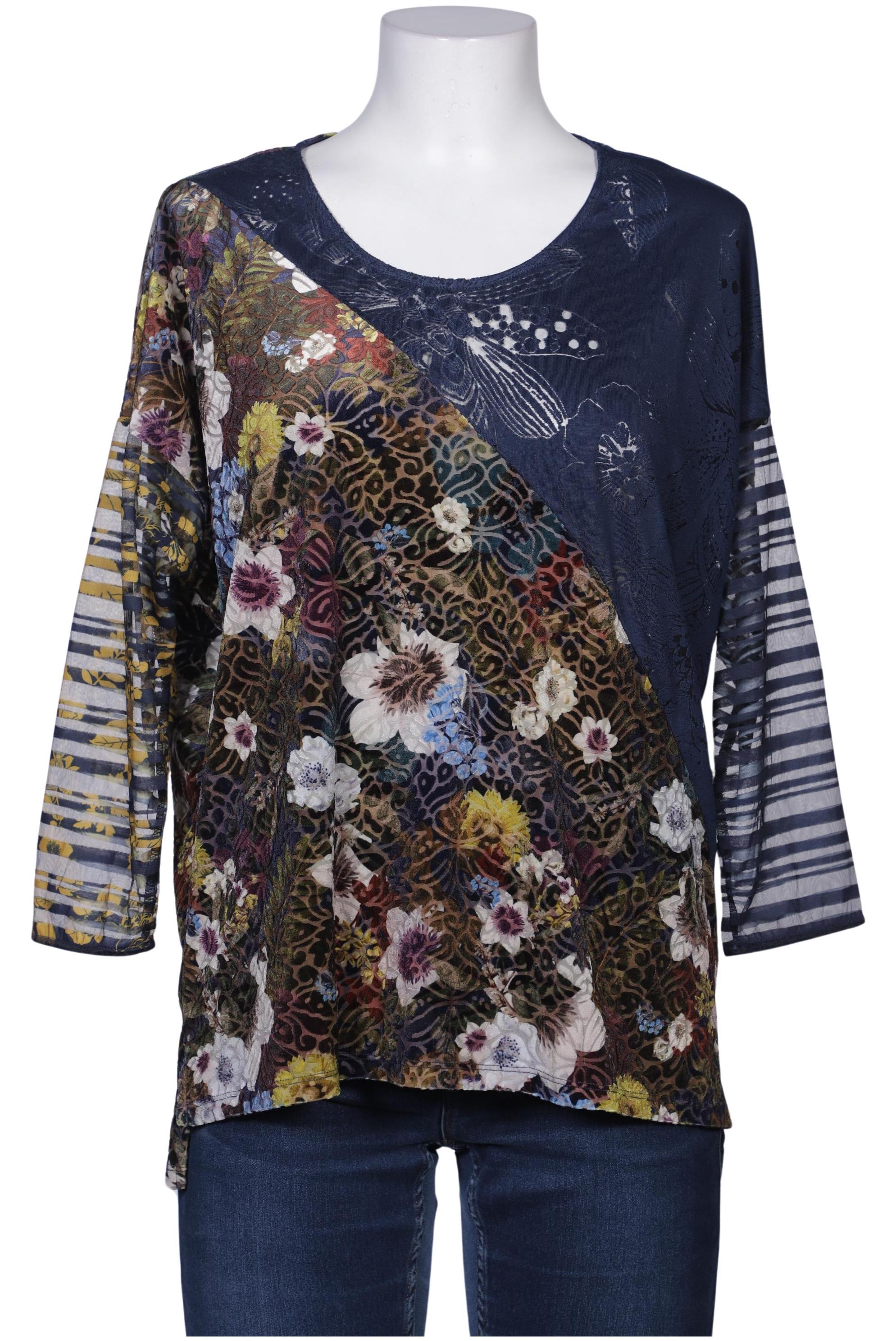 

Desigual Damen Langarmshirt, marineblau, Gr. 42