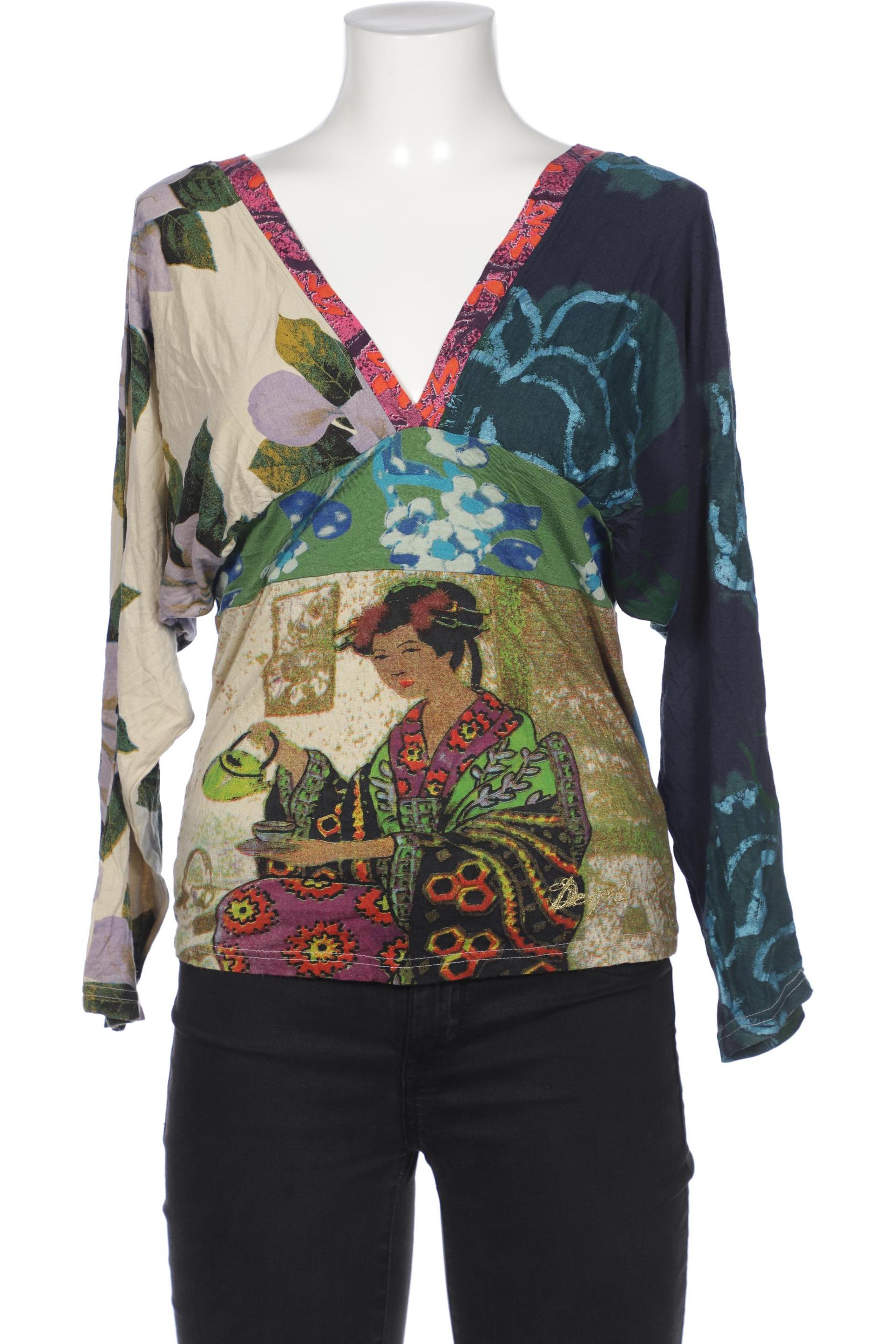 

Desigual Damen Langarmshirt, mehrfarbig, Gr. 42