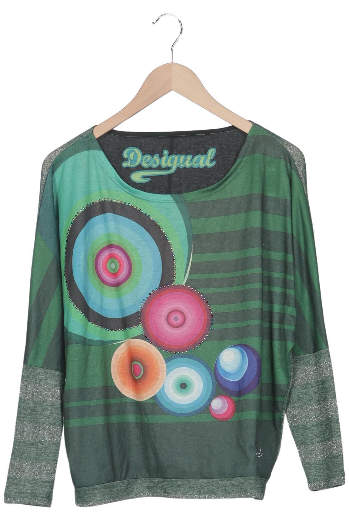 

Desigual Damen Langarmshirt, grün, Gr. 42