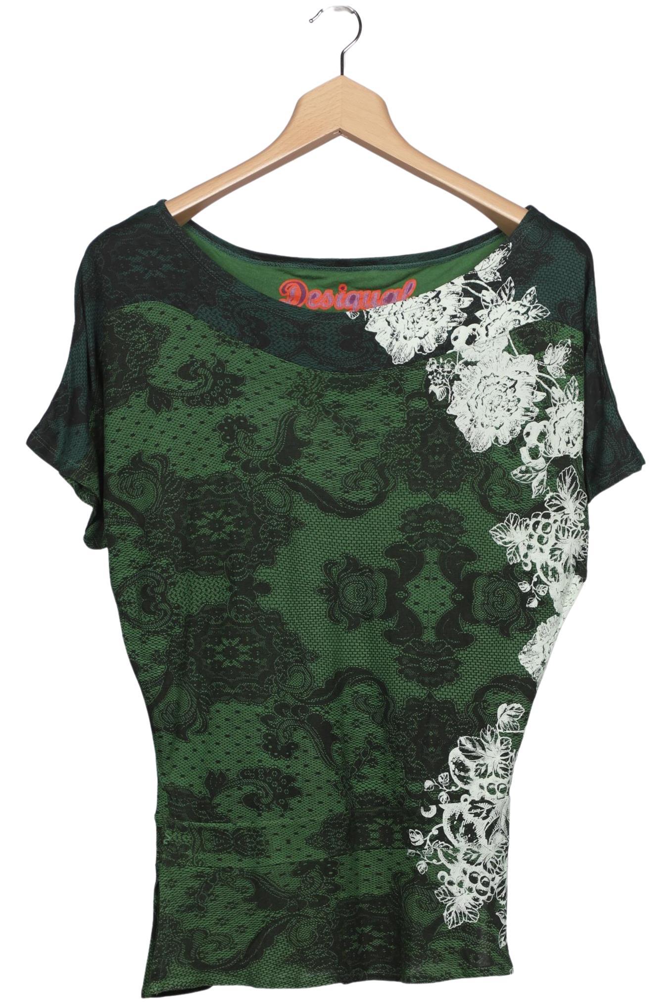 

Desigual Damen Langarmshirt, grün, Gr. 38