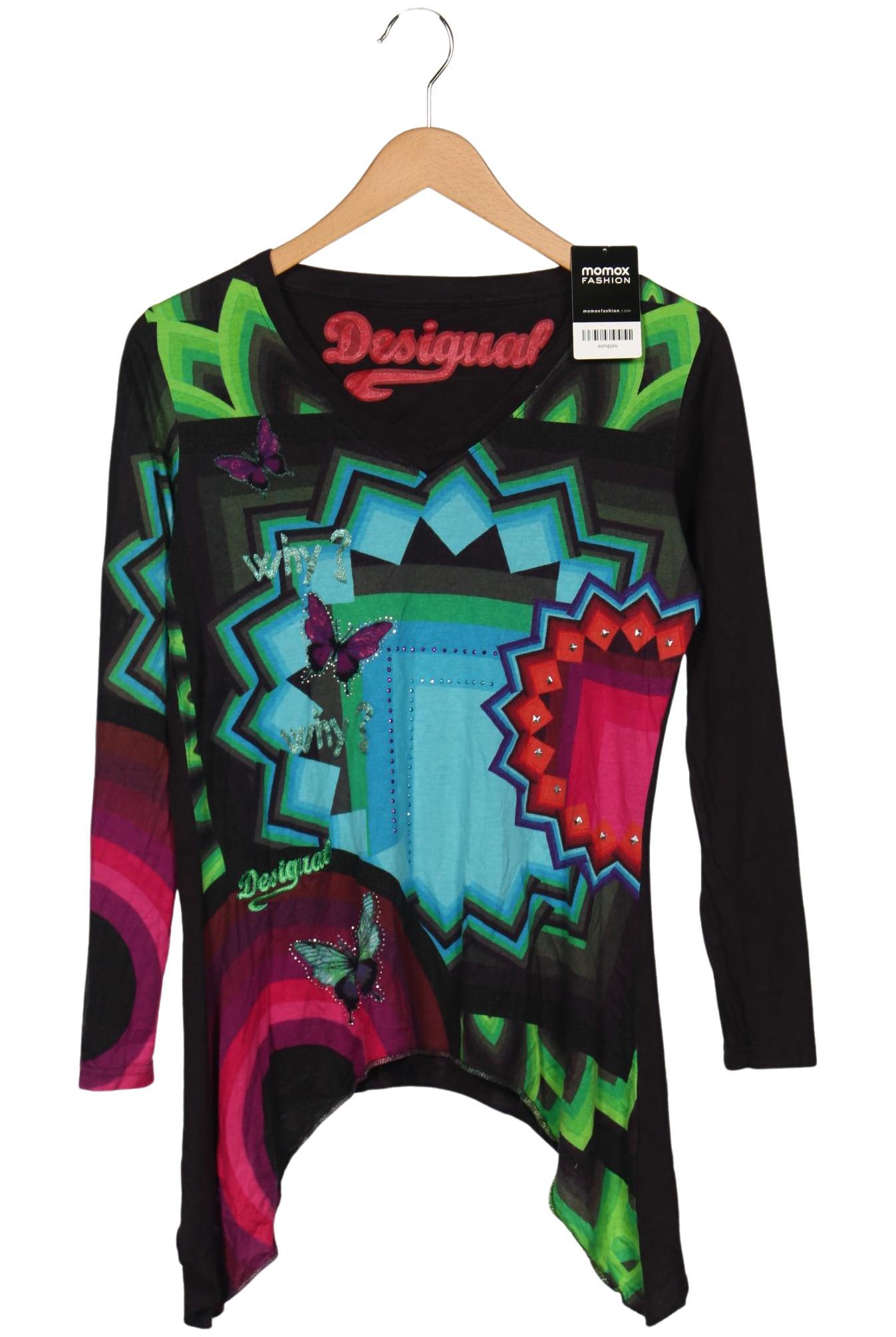 

Desigual Damen Langarmshirt, mehrfarbig, Gr. 42