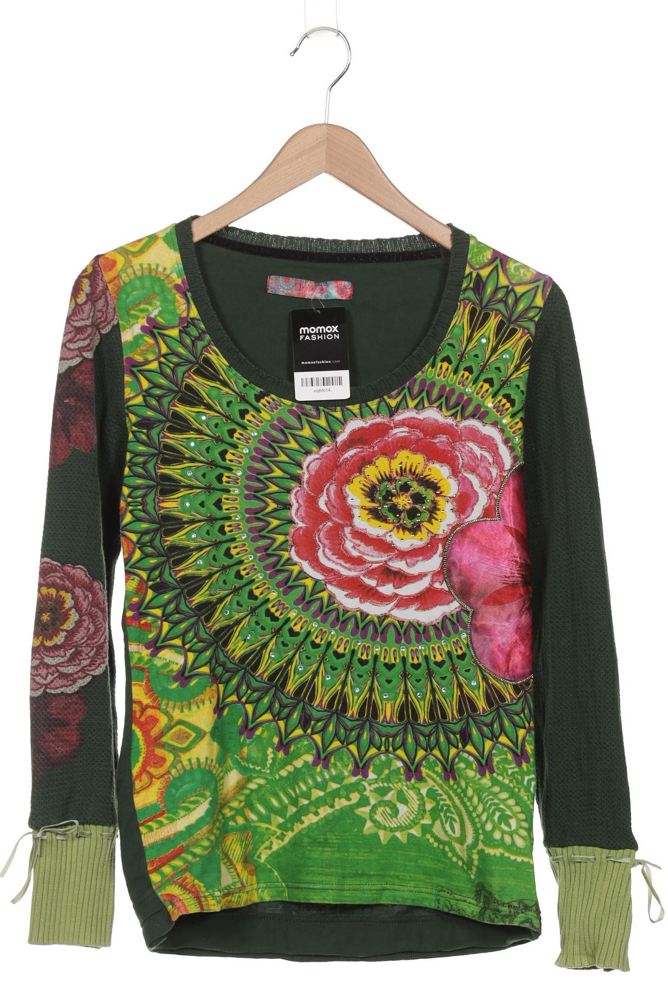 

Desigual Damen Langarmshirt, grün, Gr. 42