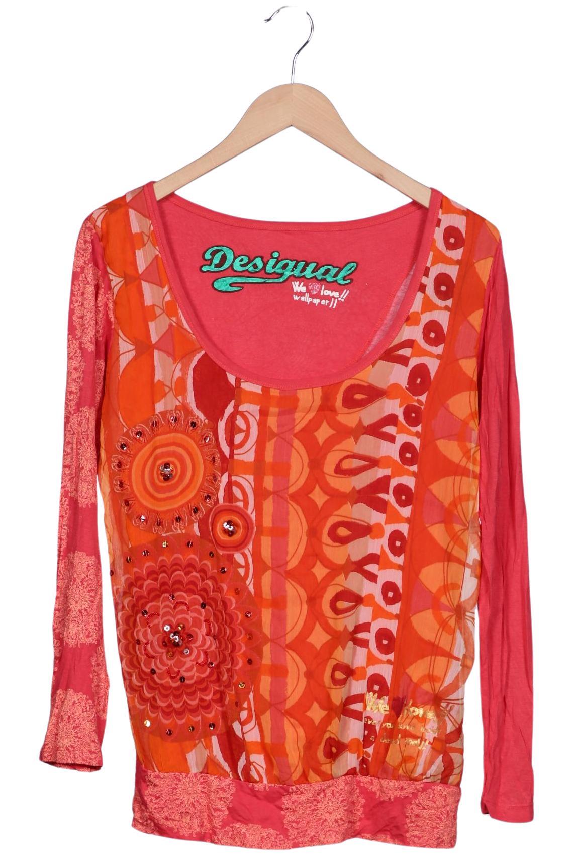 

Desigual Damen Langarmshirt, mehrfarbig, Gr. 42