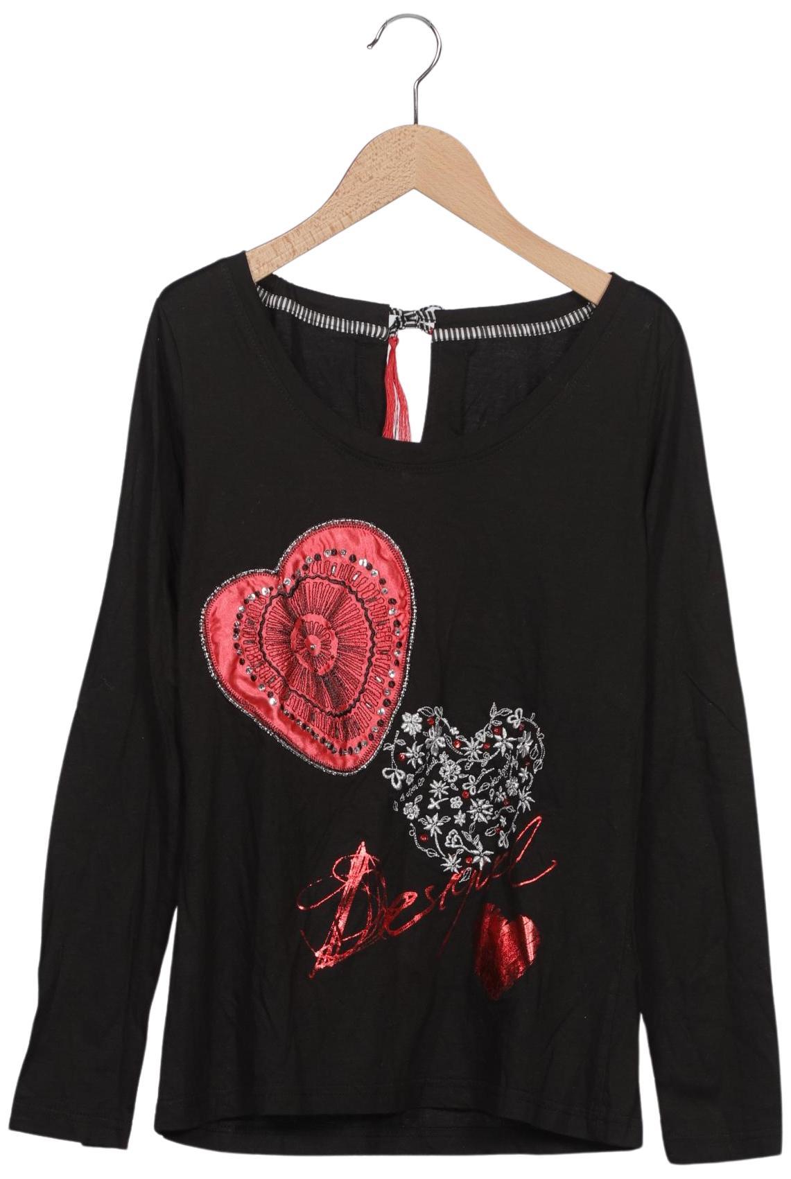 

Desigual Damen Langarmshirt, schwarz, Gr. 38