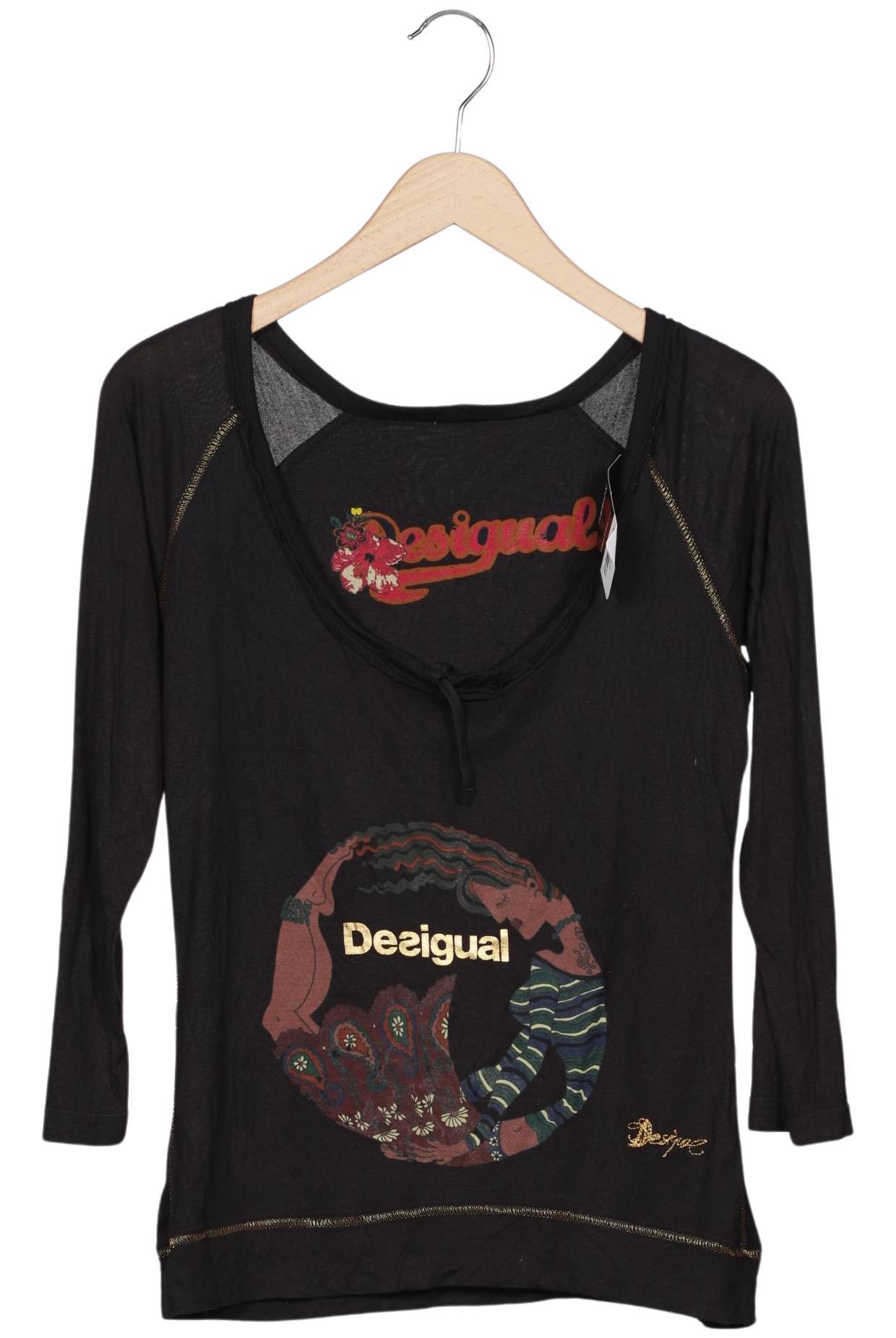 

Desigual Damen Langarmshirt, schwarz, Gr. 42