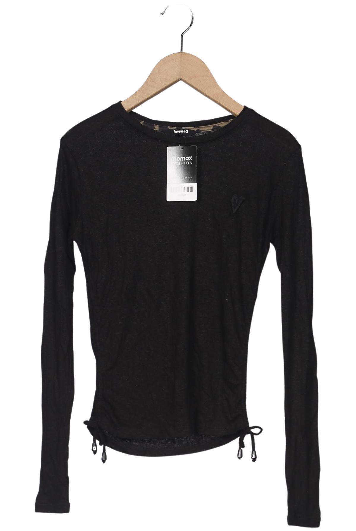 

Desigual Damen Langarmshirt, schwarz, Gr. 36