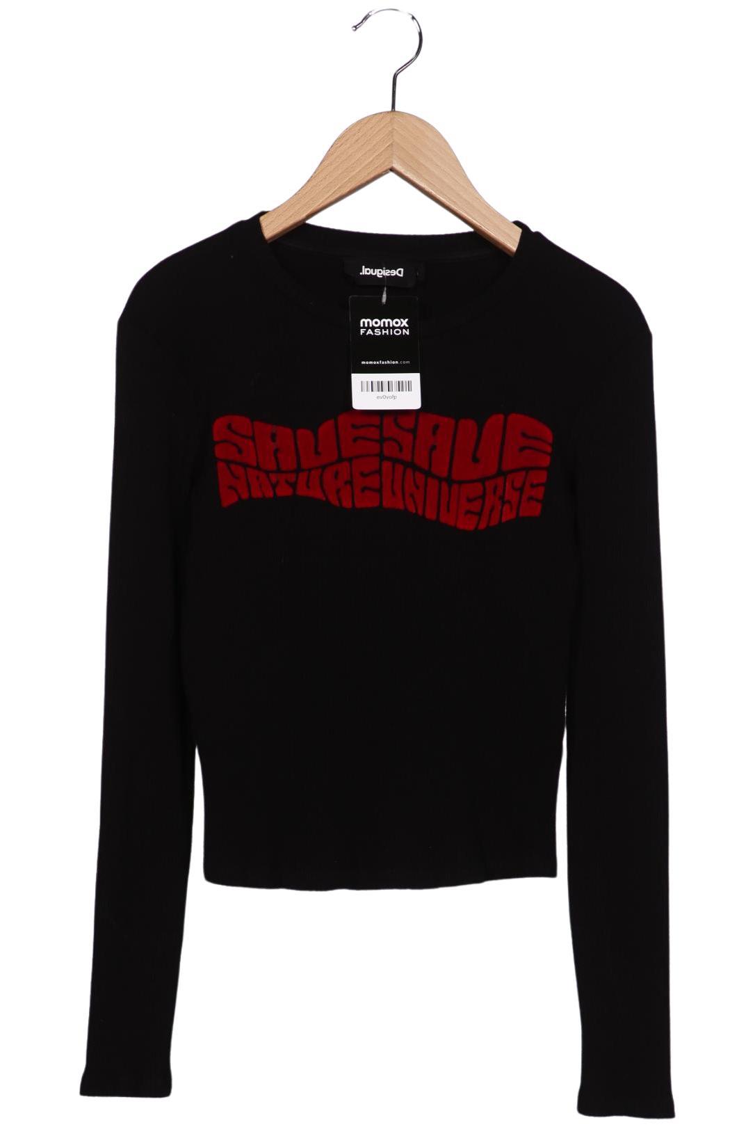 

Desigual Damen Langarmshirt, schwarz, Gr. 38