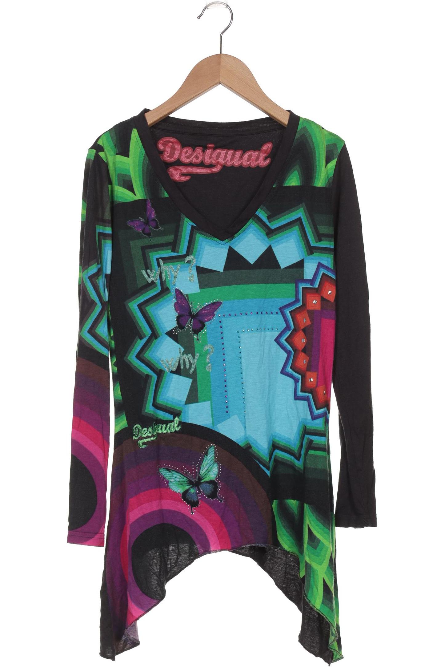 

Desigual Damen Langarmshirt, schwarz, Gr. 38