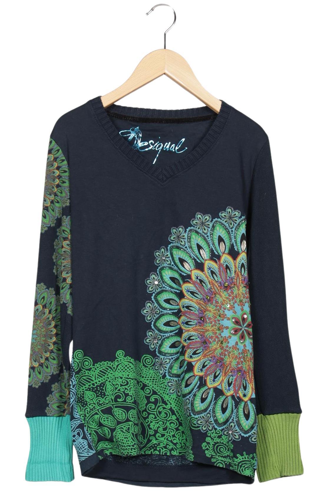 

Desigual Damen Langarmshirt, mehrfarbig, Gr. 42