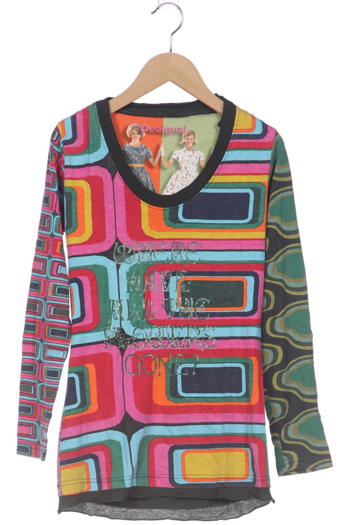 

Desigual Damen Langarmshirt, mehrfarbig, Gr. 36