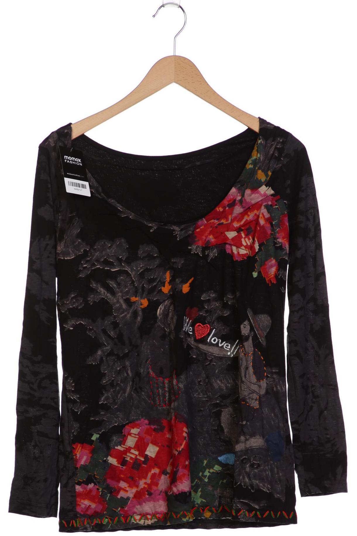 

Desigual Damen Langarmshirt, schwarz, Gr. 44