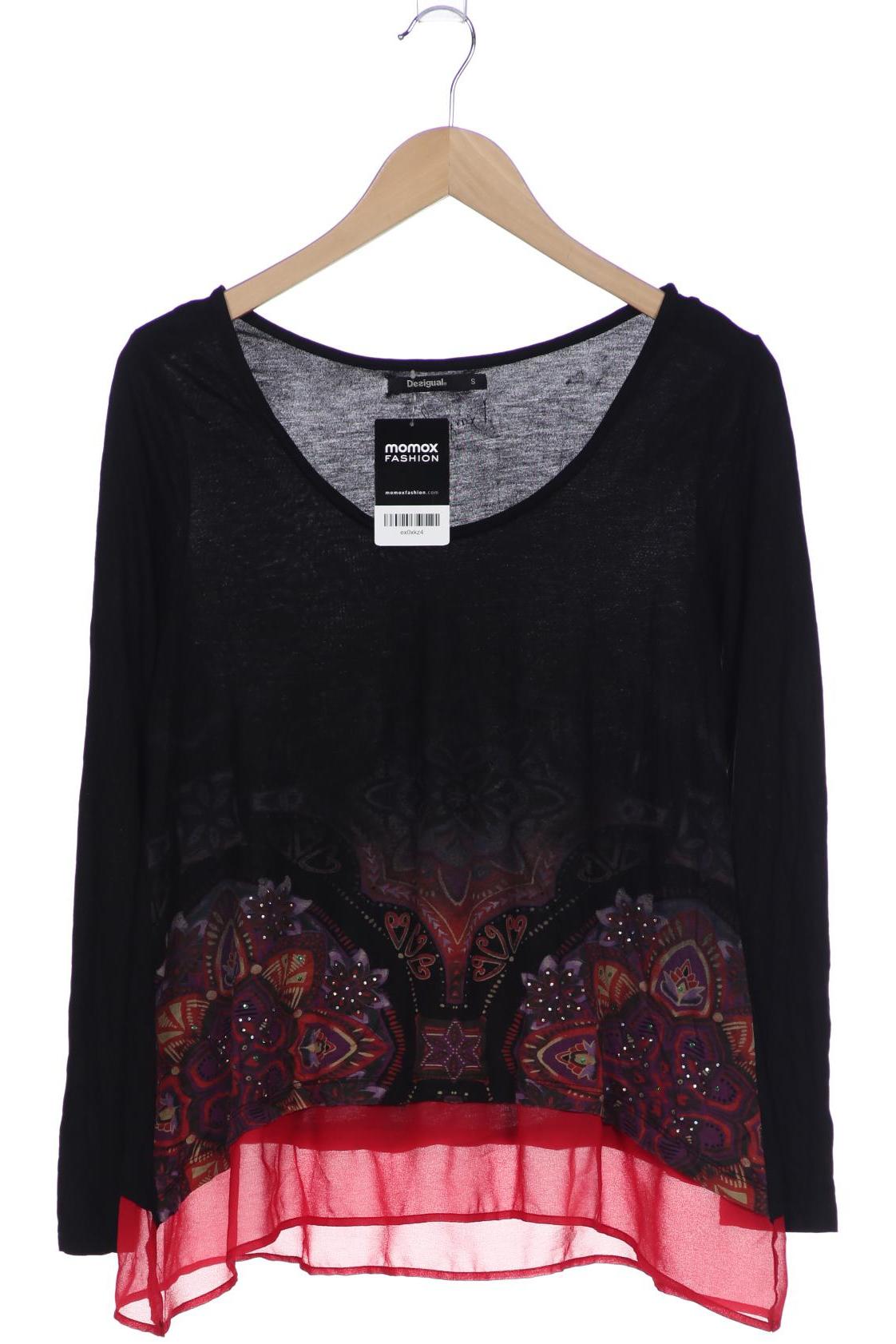 

Desigual Damen Langarmshirt, schwarz, Gr. 36