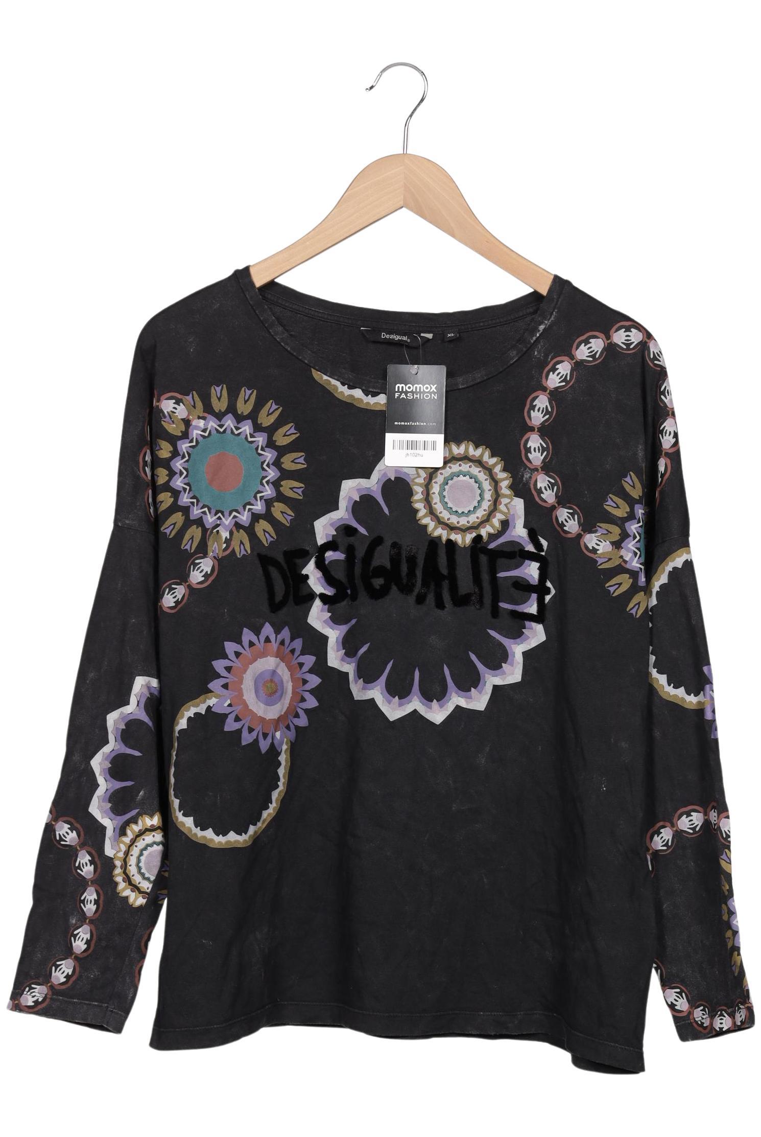 

Desigual Damen Langarmshirt, schwarz, Gr. 44