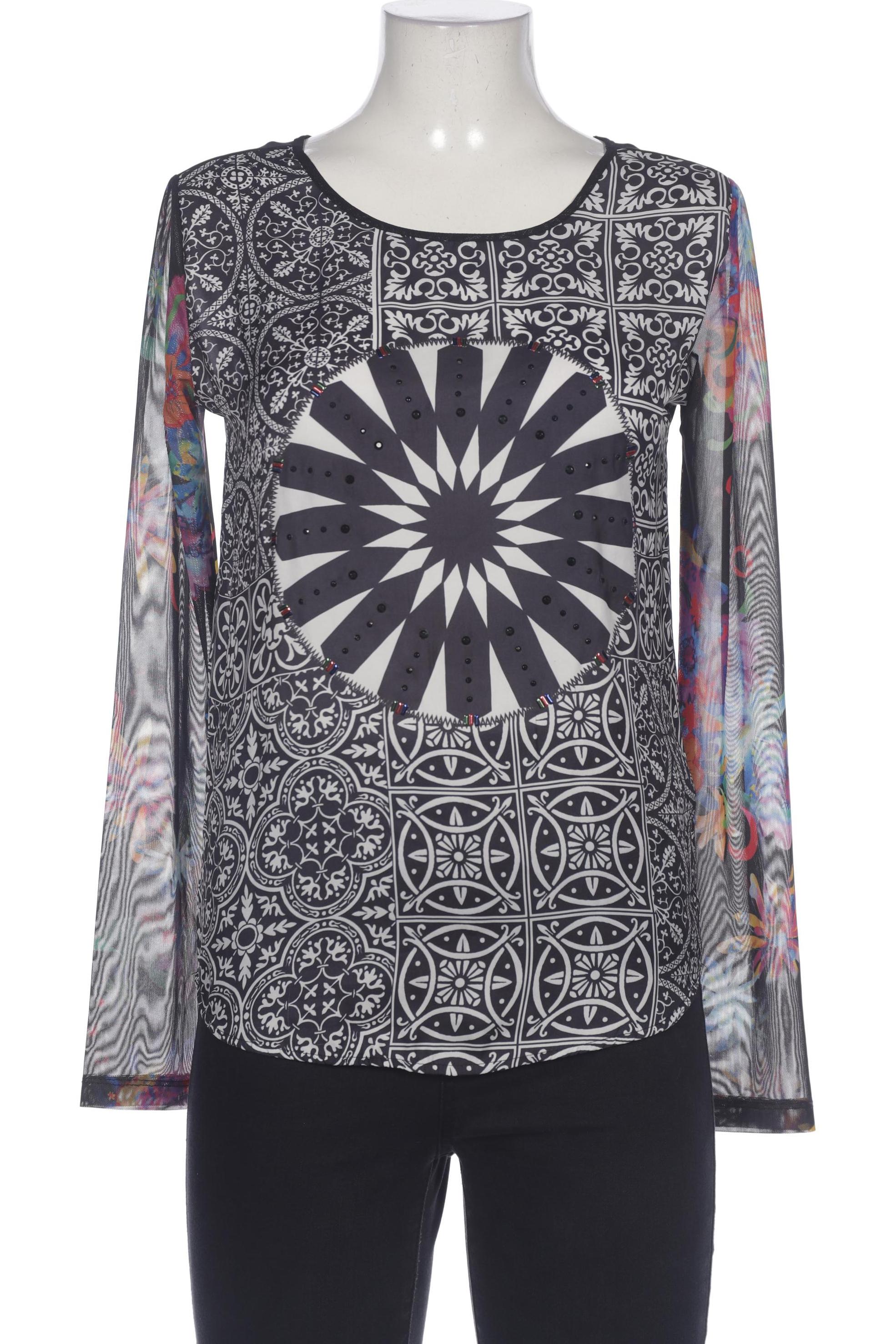 

Desigual Damen Langarmshirt, schwarz, Gr. 38