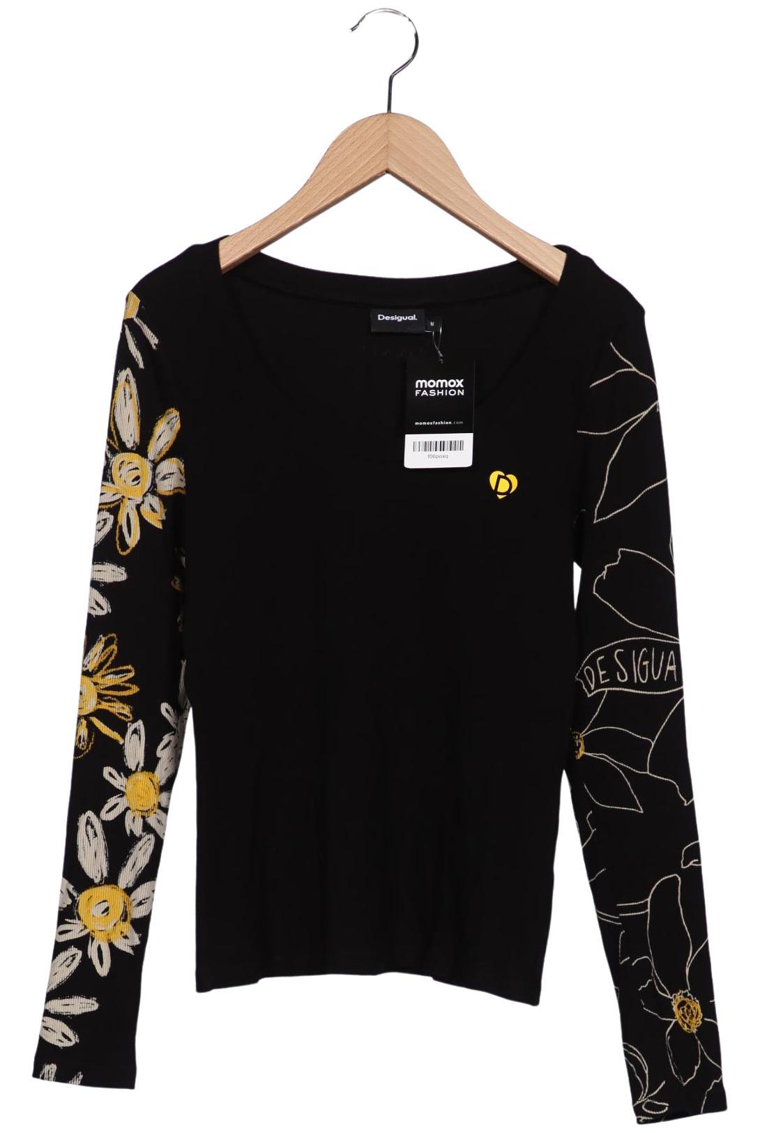 

Desigual Damen Langarmshirt, schwarz, Gr. 38