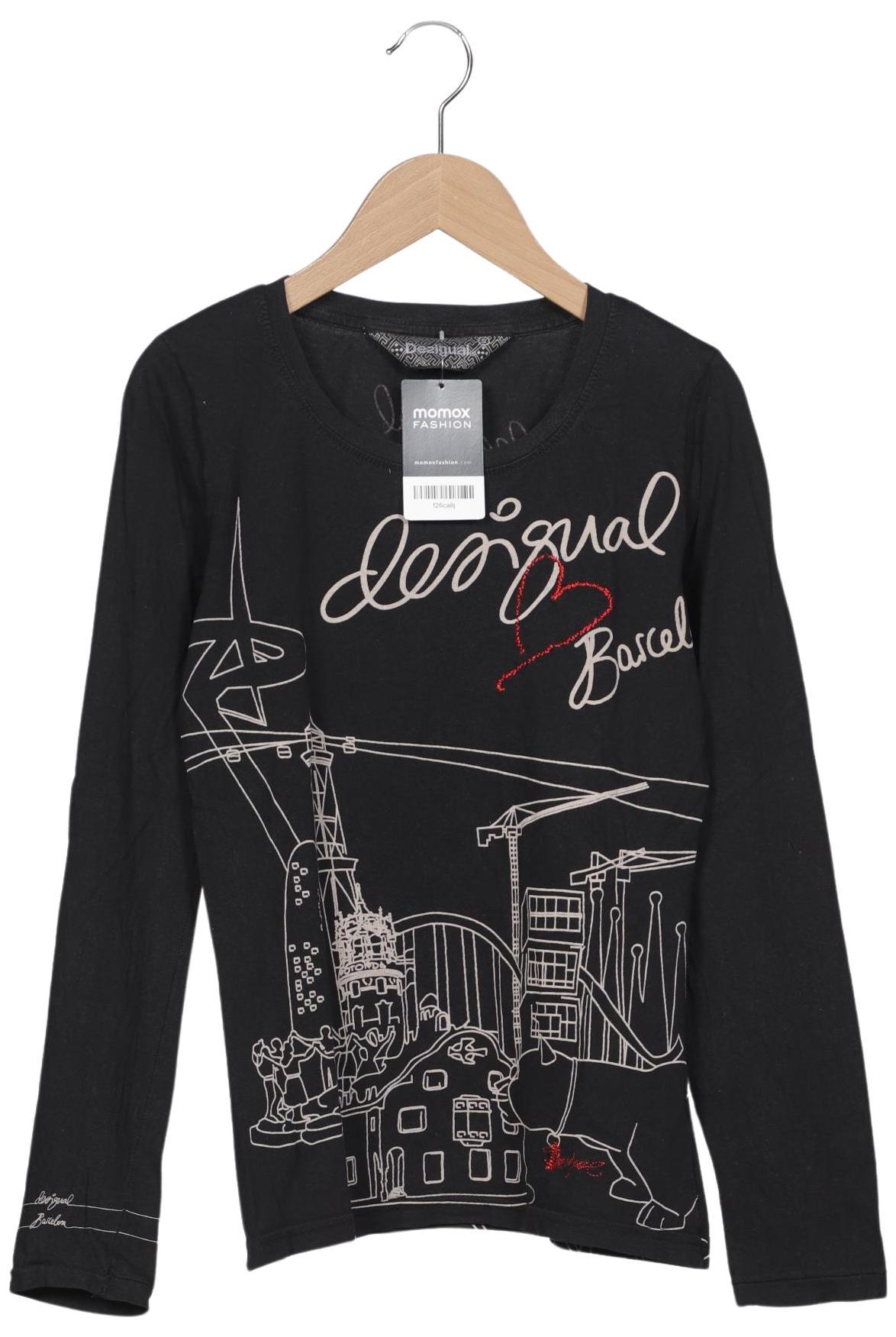 

Desigual Damen Langarmshirt, schwarz, Gr. 36