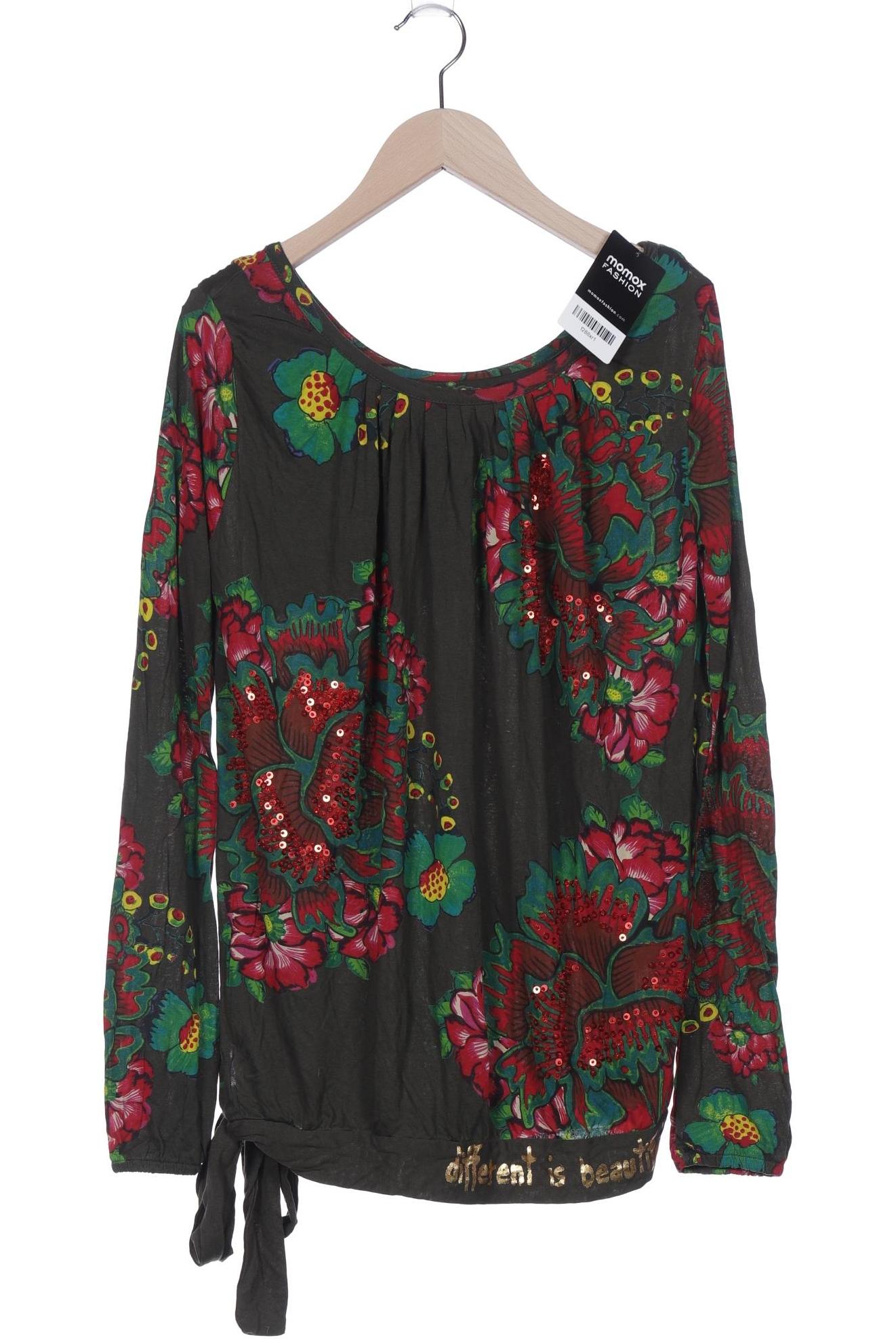 

Desigual Damen Langarmshirt, grün, Gr. 36