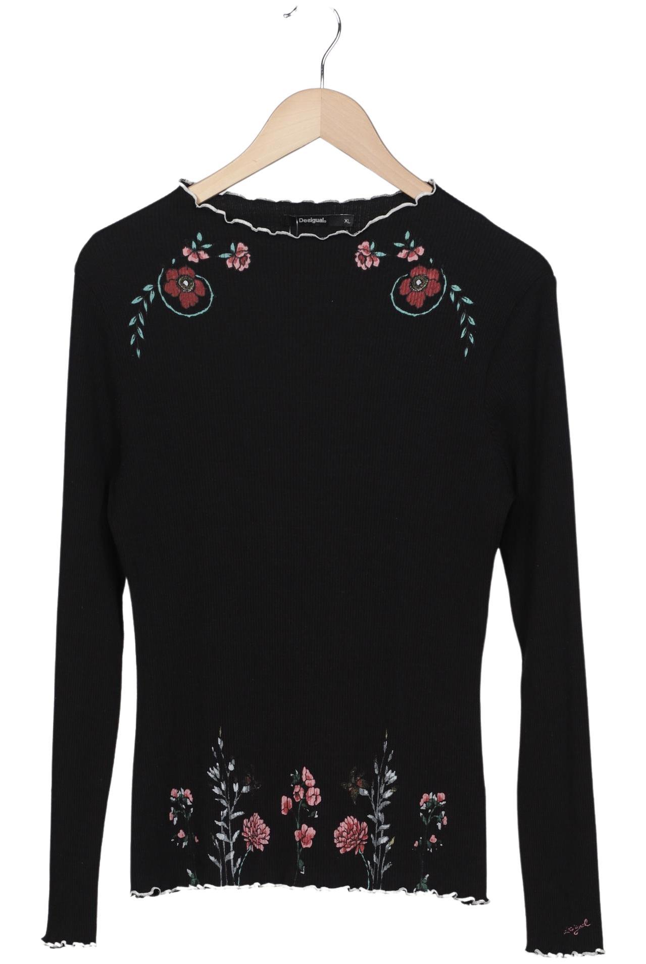 

Desigual Damen Langarmshirt, schwarz, Gr. 44