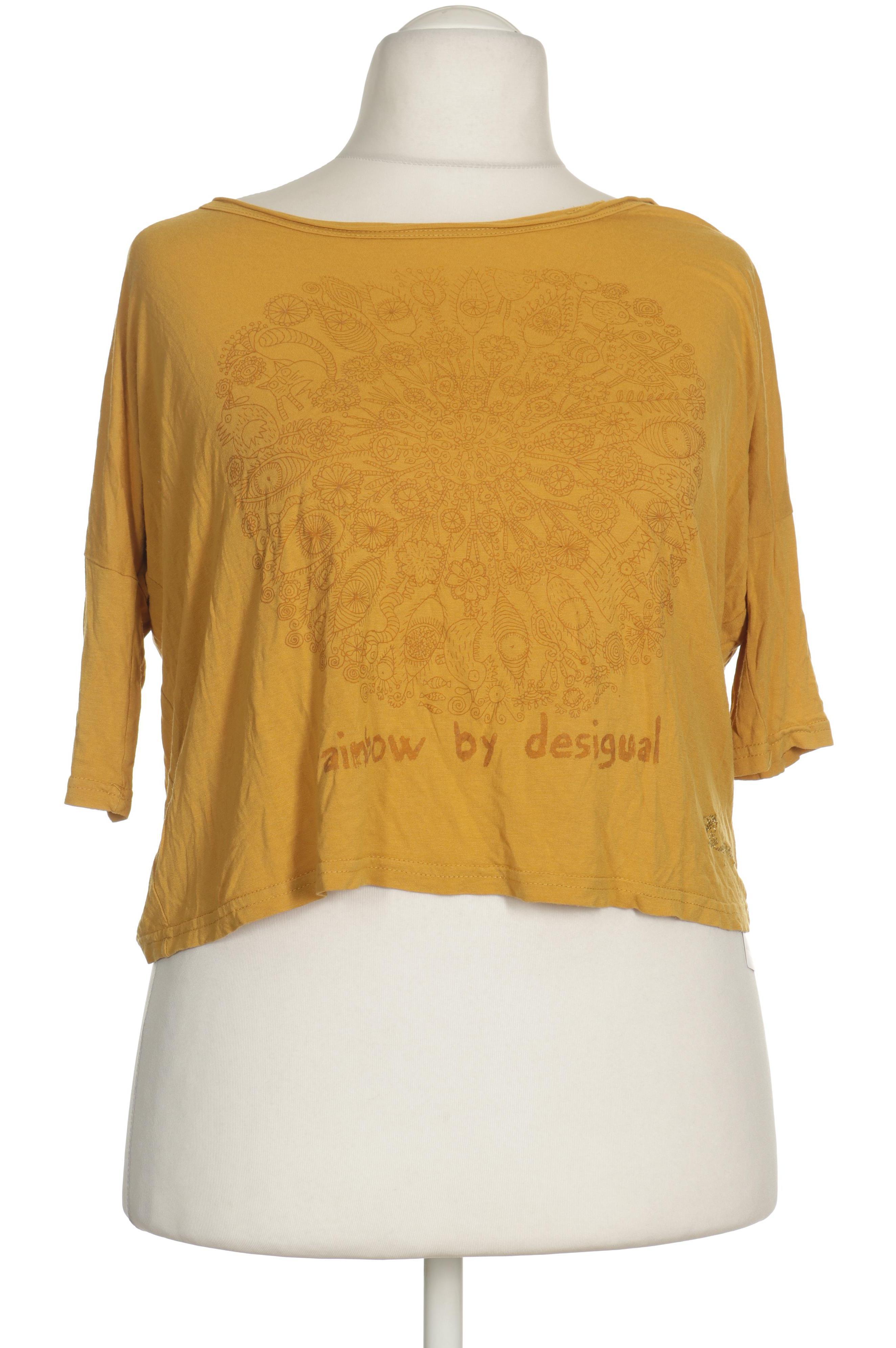 

Desigual Damen Langarmshirt, gelb, Gr.