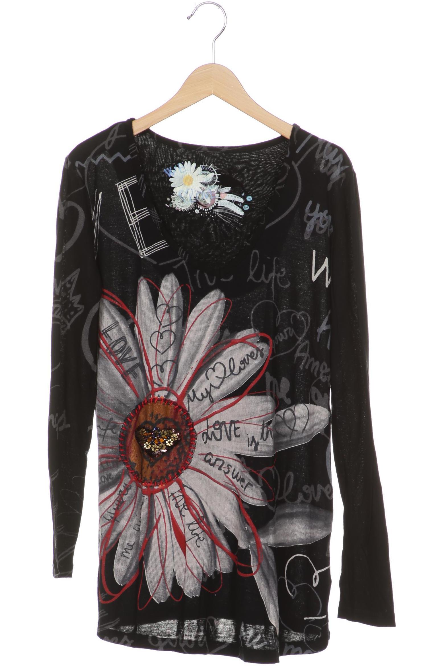 

Desigual Damen Langarmshirt, schwarz, Gr.