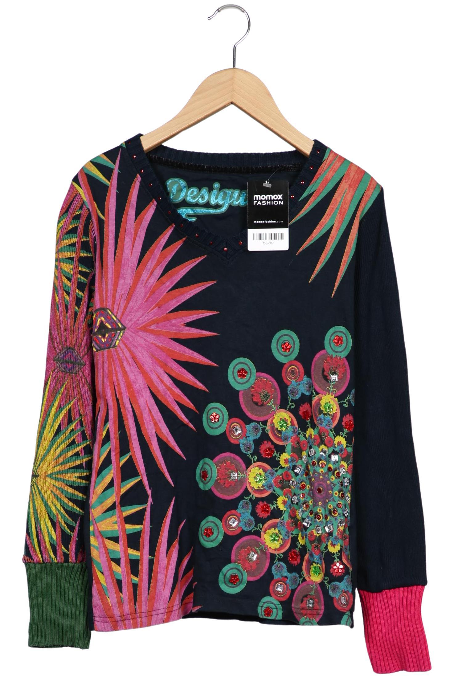 

Desigual Damen Langarmshirt, mehrfarbig, Gr. 38