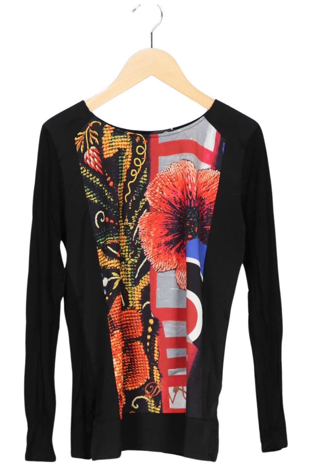 

Desigual Damen Langarmshirt, schwarz, Gr. 36