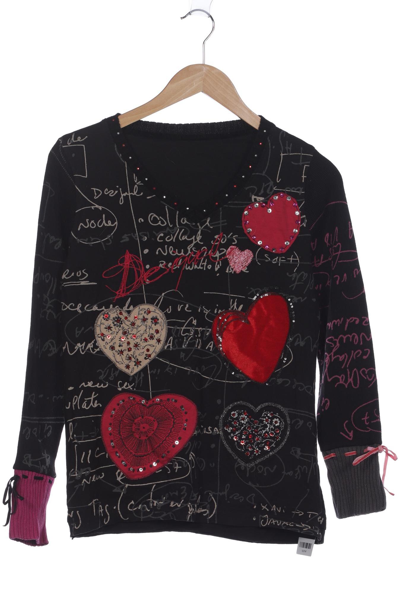 

Desigual Damen Langarmshirt, schwarz, Gr. 38