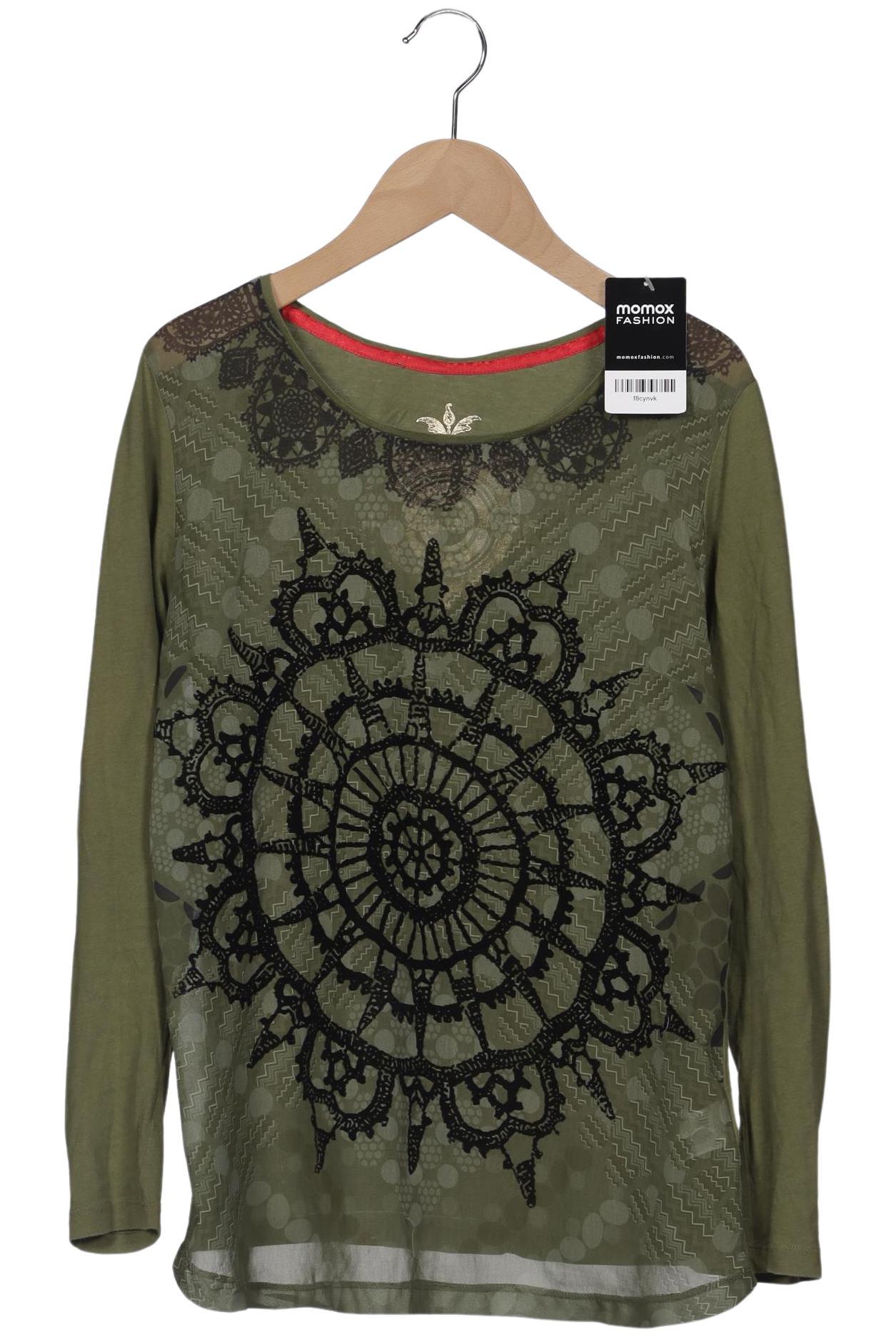 

Desigual Damen Langarmshirt, grün, Gr. 42