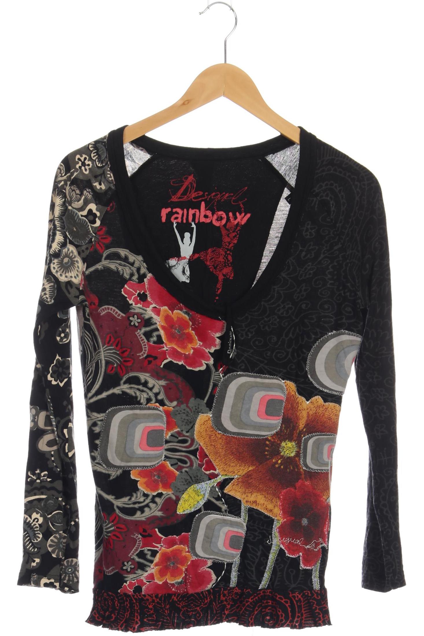 

Desigual Damen Langarmshirt, schwarz, Gr. 42