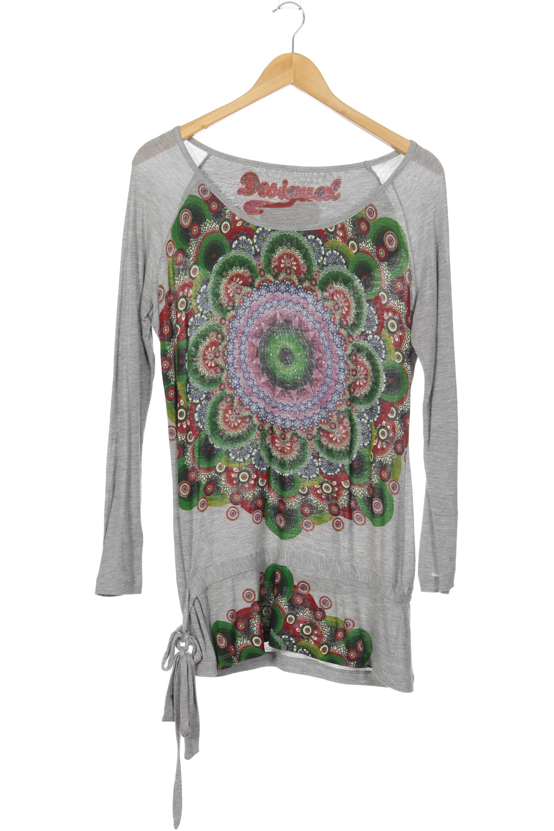 

Desigual Damen Langarmshirt, grau, Gr.
