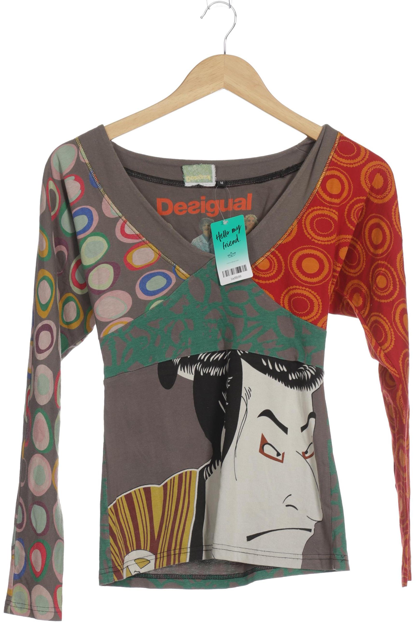 

Desigual Damen Langarmshirt, mehrfarbig, Gr. 38