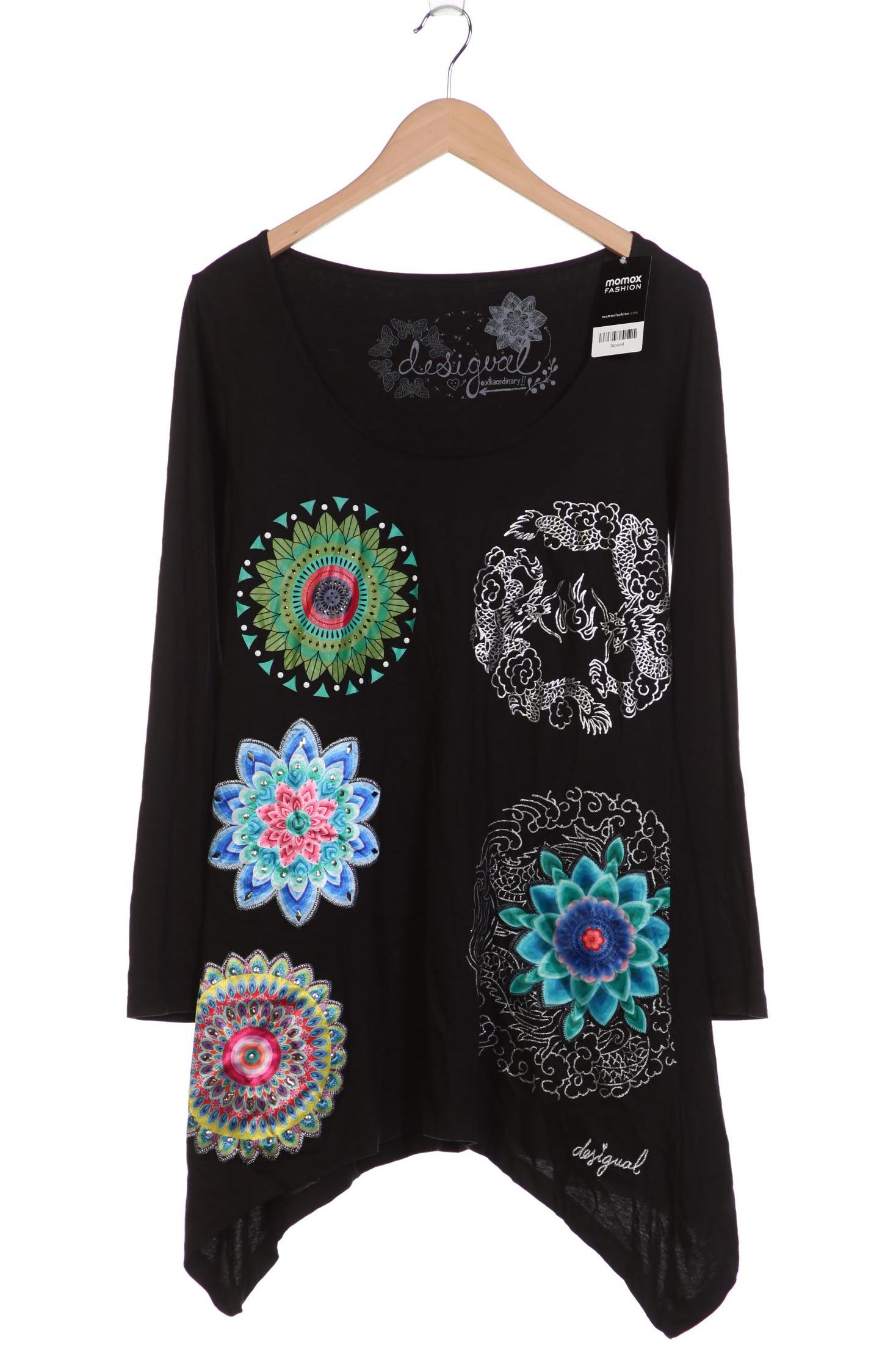 

Desigual Damen Langarmshirt, schwarz, Gr. 42