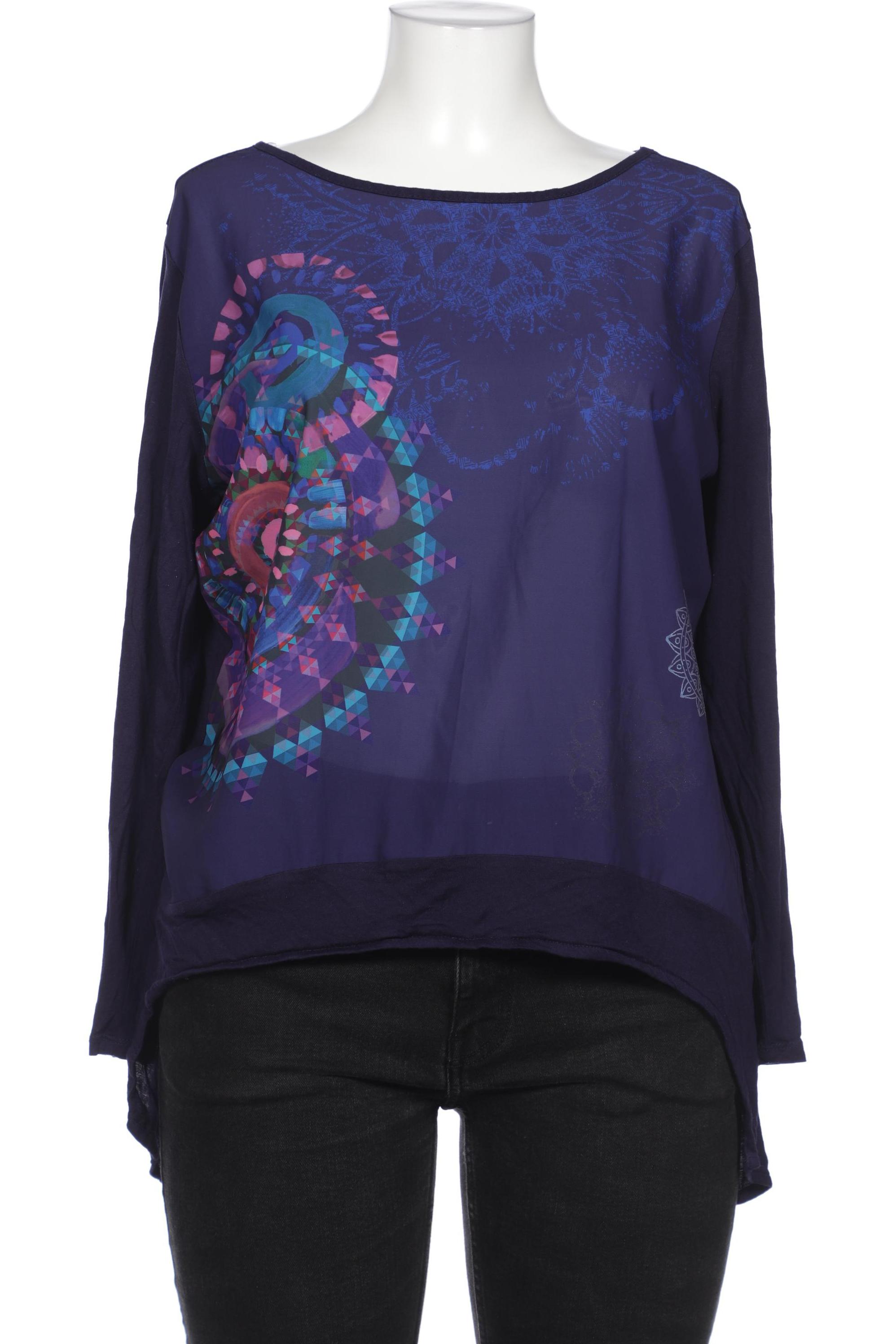 

Desigual Damen Langarmshirt, marineblau, Gr. 44
