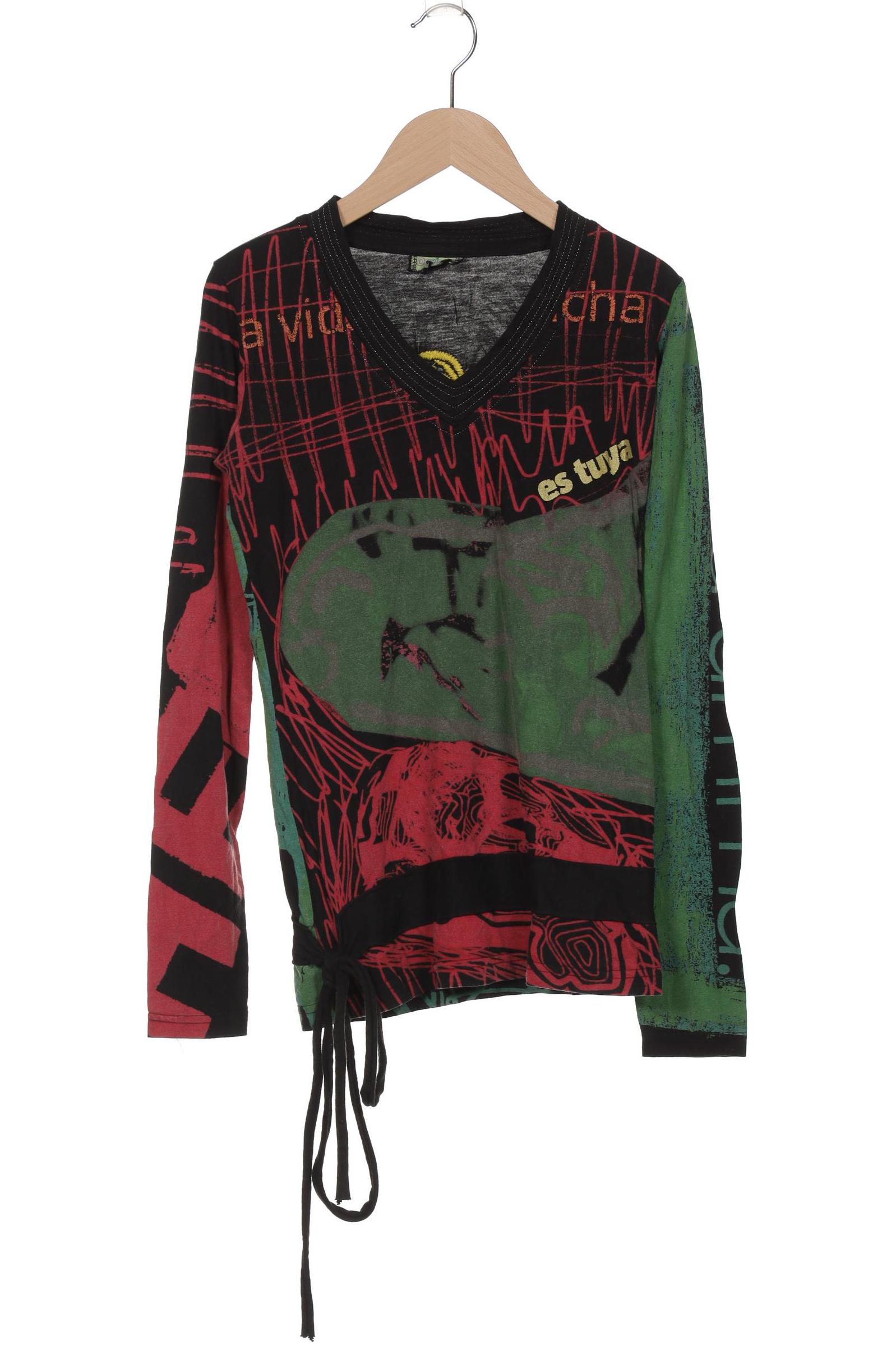 

Desigual Damen Langarmshirt, mehrfarbig, Gr. 36