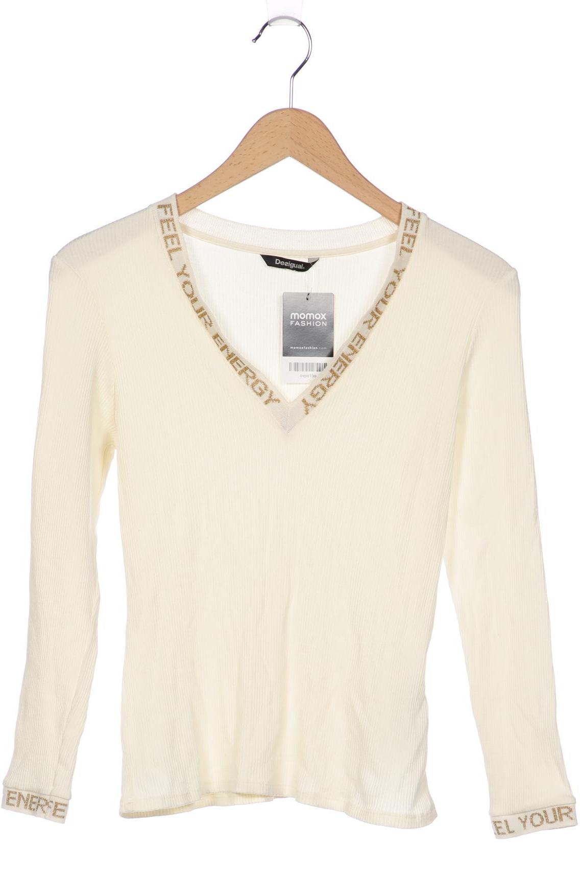 

Desigual Damen Langarmshirt, cremeweiß