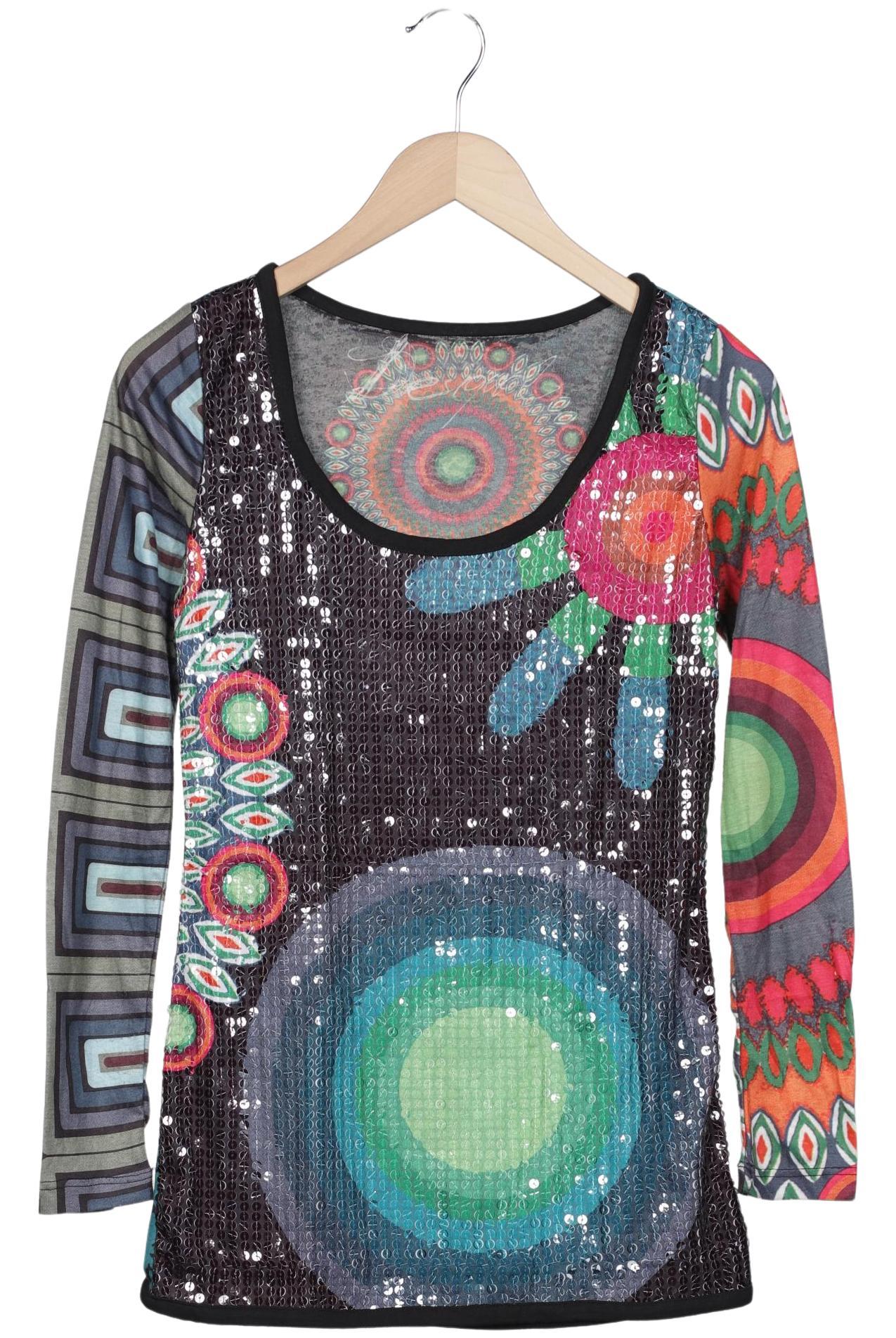 

Desigual Damen Langarmshirt, mehrfarbig, Gr. 36