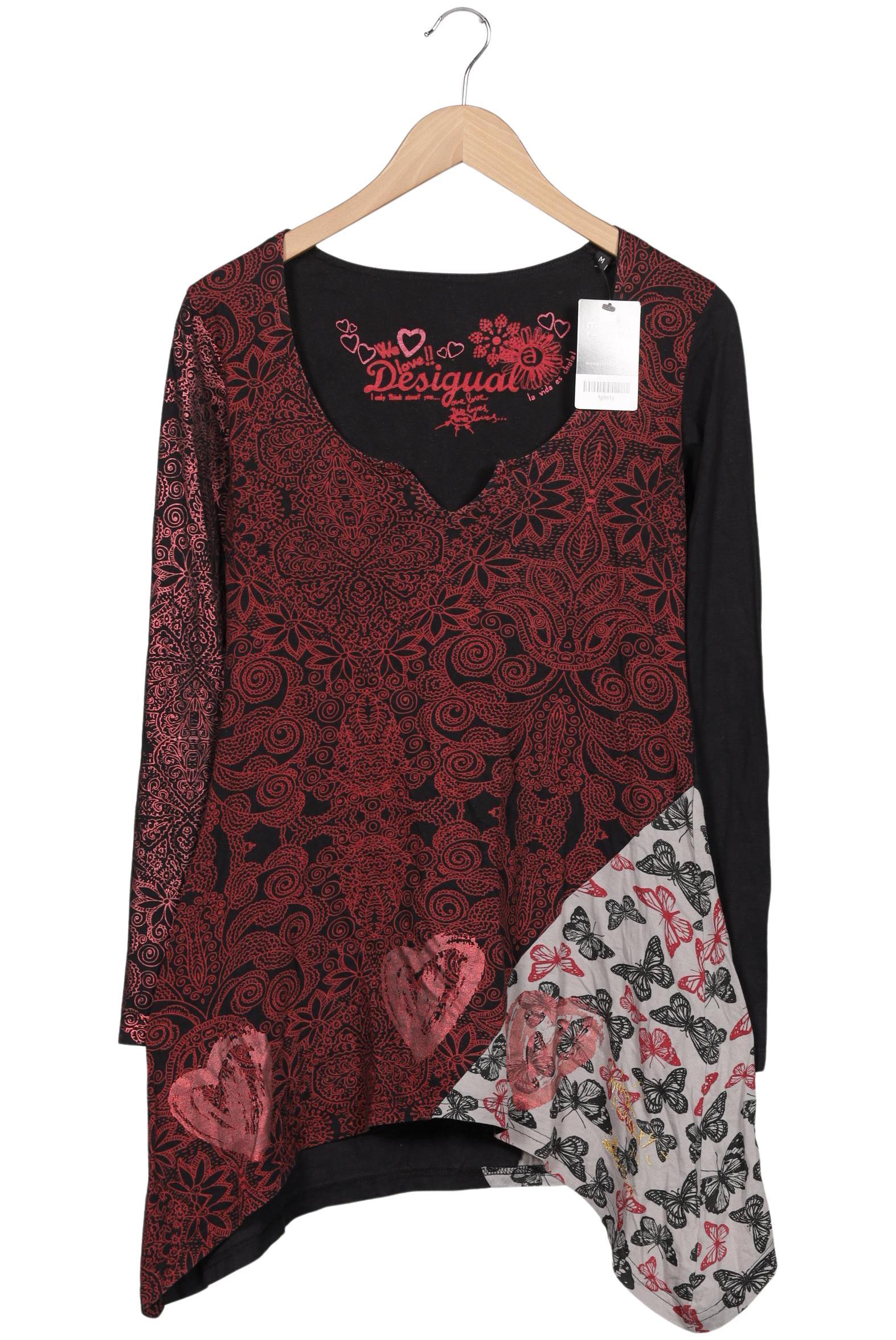 

Desigual Damen Langarmshirt, schwarz, Gr. 38