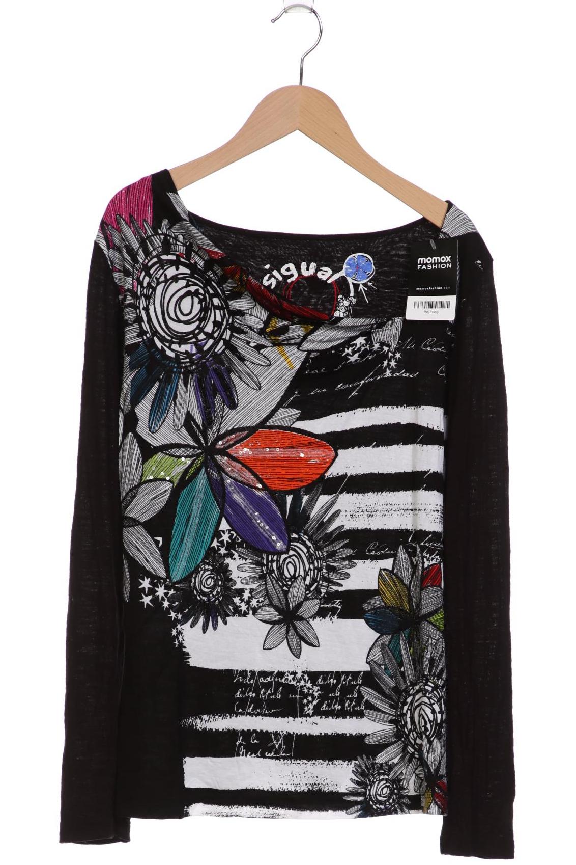 

Desigual Damen Langarmshirt, schwarz, Gr. 38