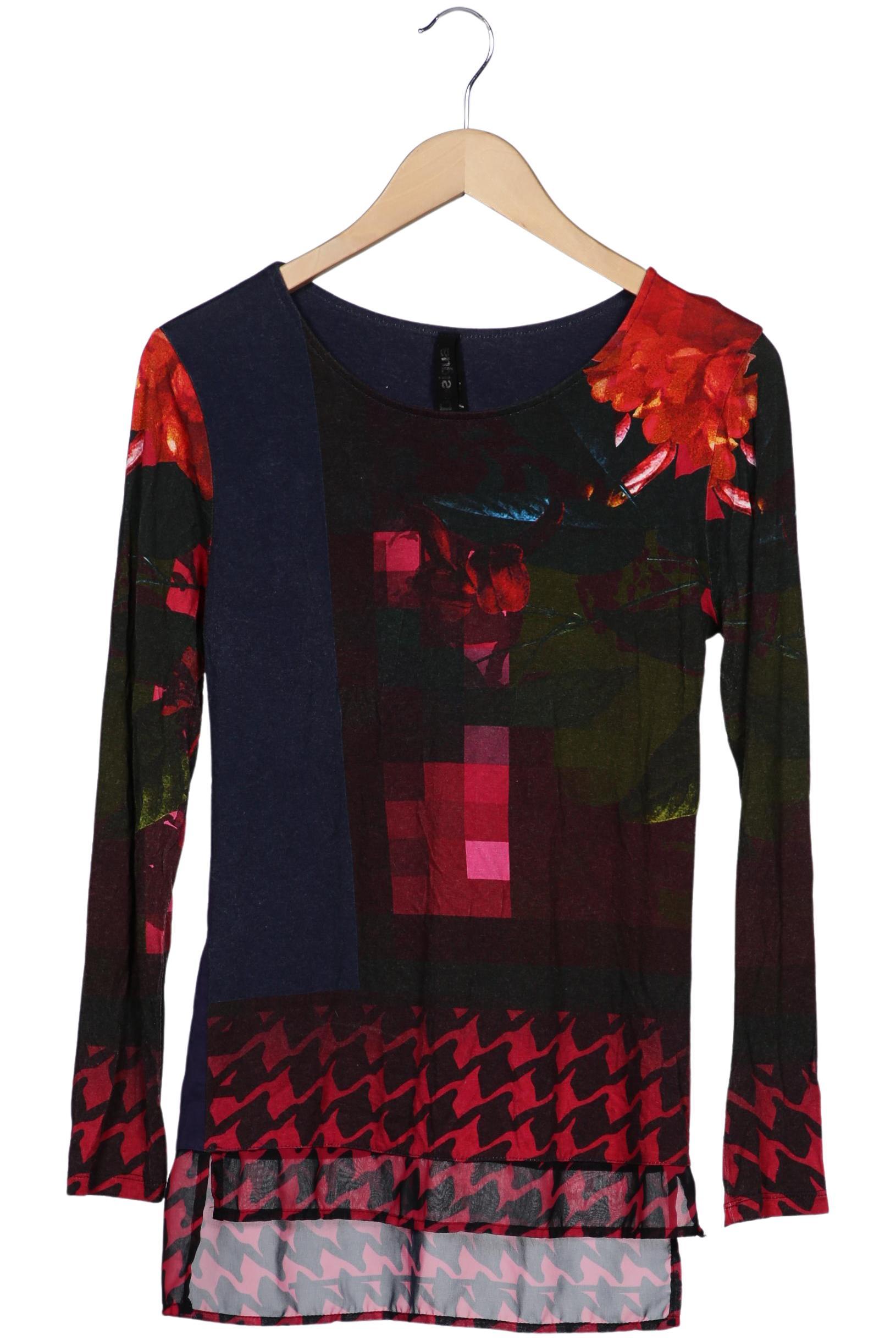 

Desigual Damen Langarmshirt, mehrfarbig, Gr. 38