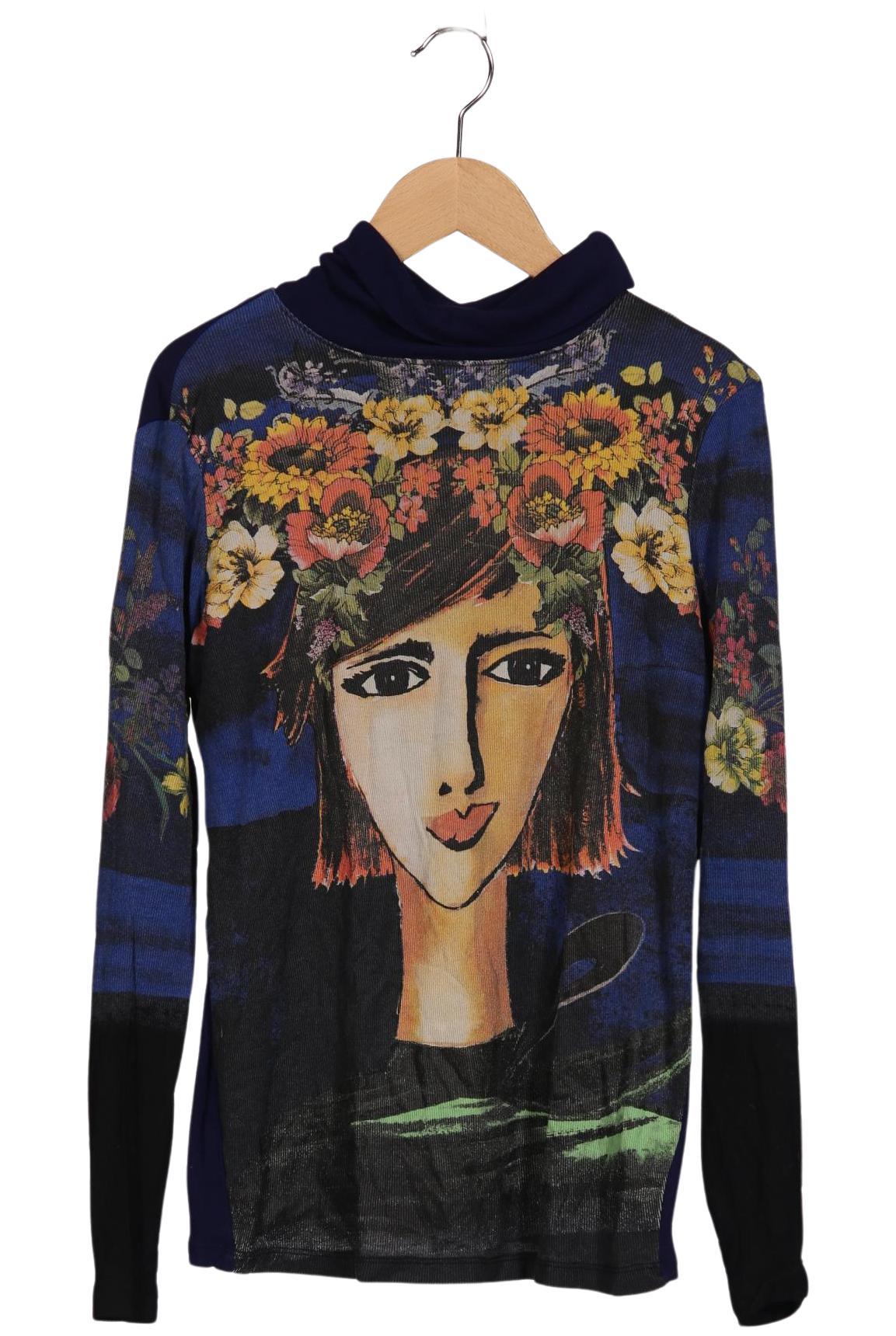 

Desigual Damen Langarmshirt, marineblau, Gr. 36
