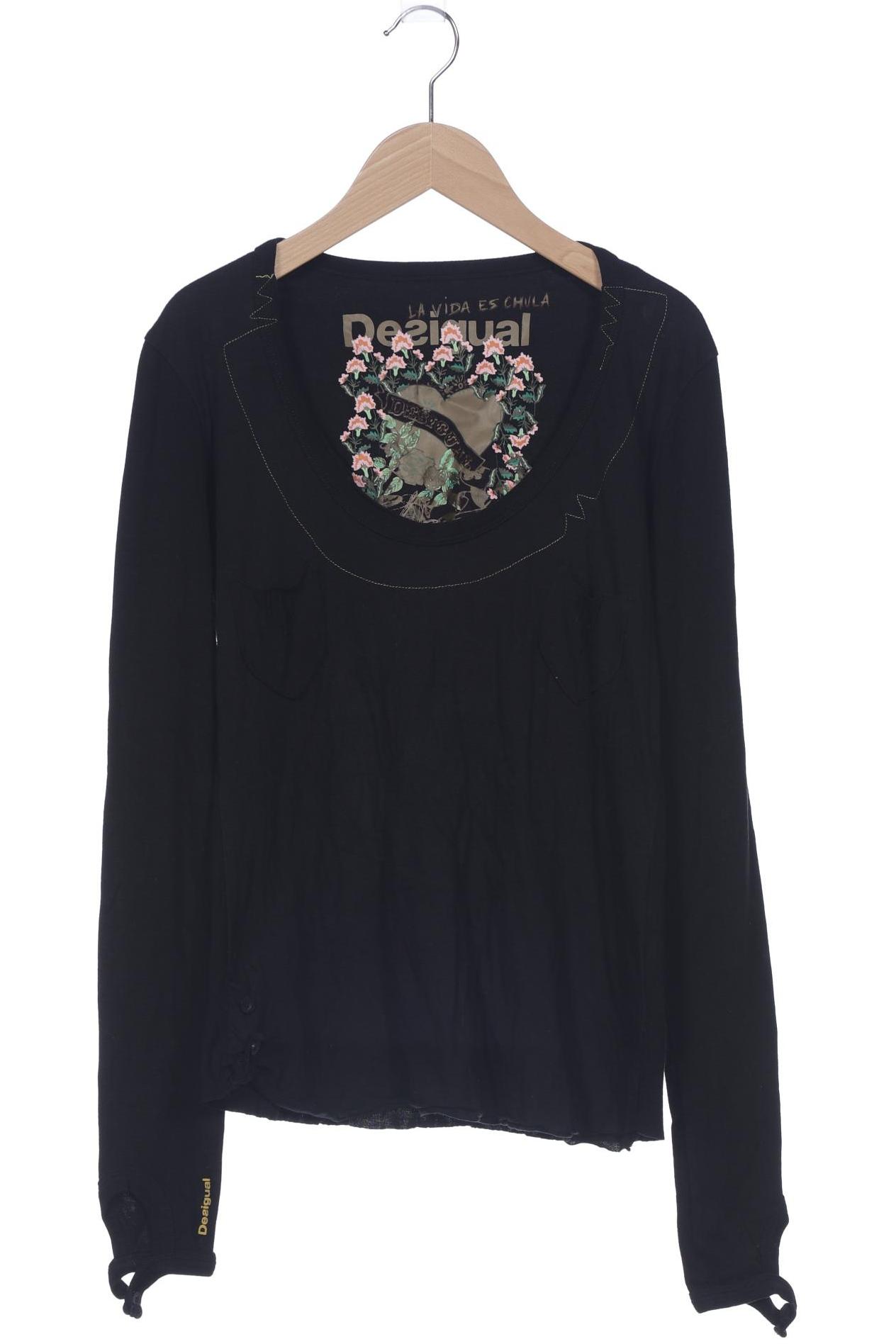 

Desigual Damen Langarmshirt, schwarz, Gr. 42