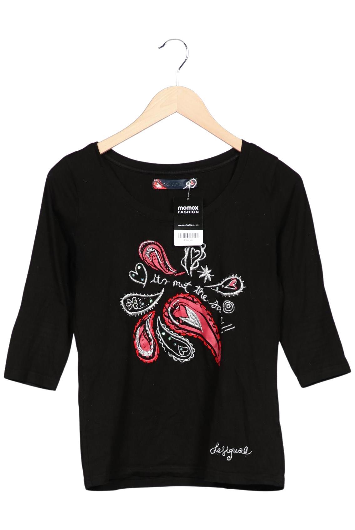 

Desigual Damen Langarmshirt, schwarz, Gr. 36